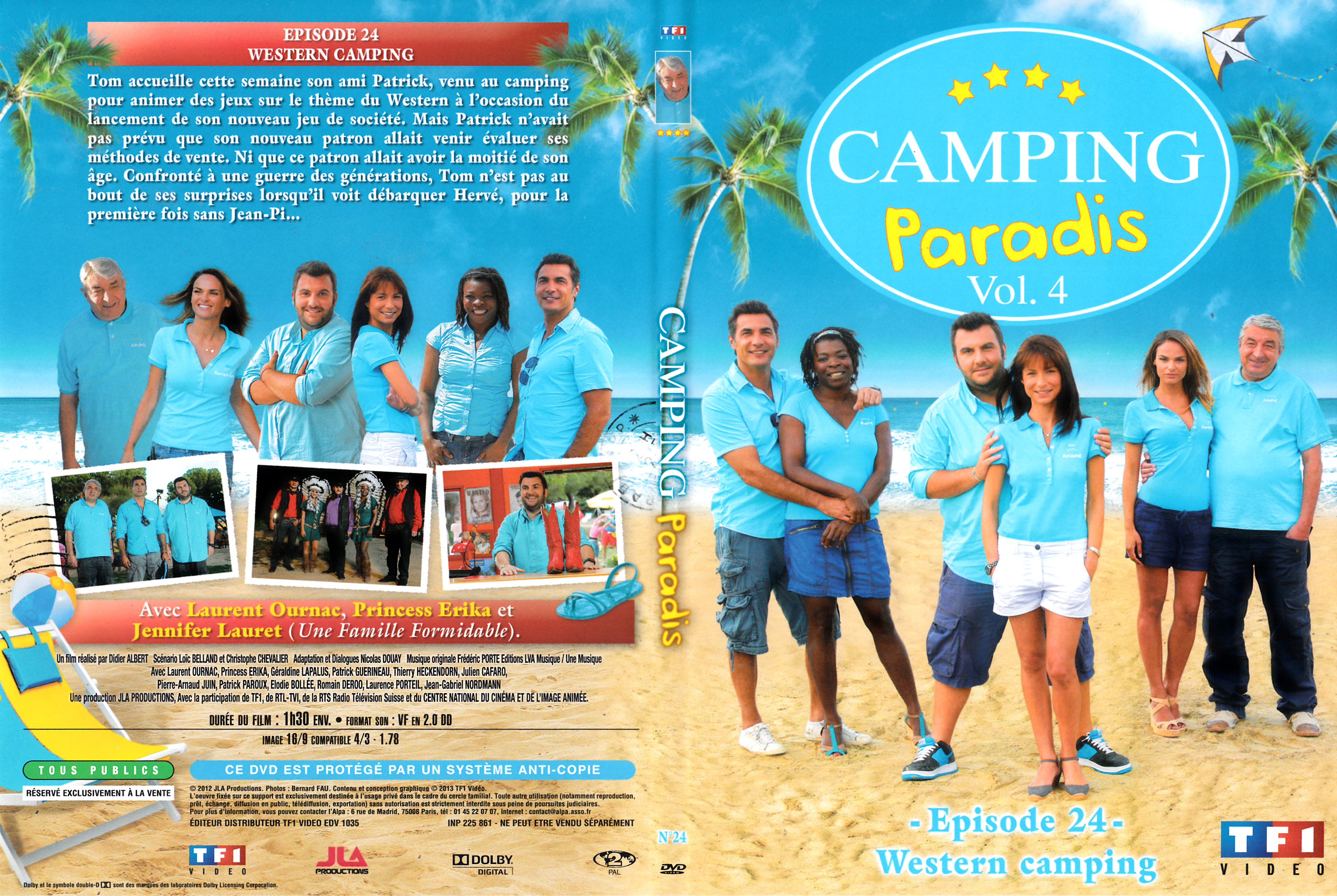 Jaquette DVD Camping Paradis vol 24