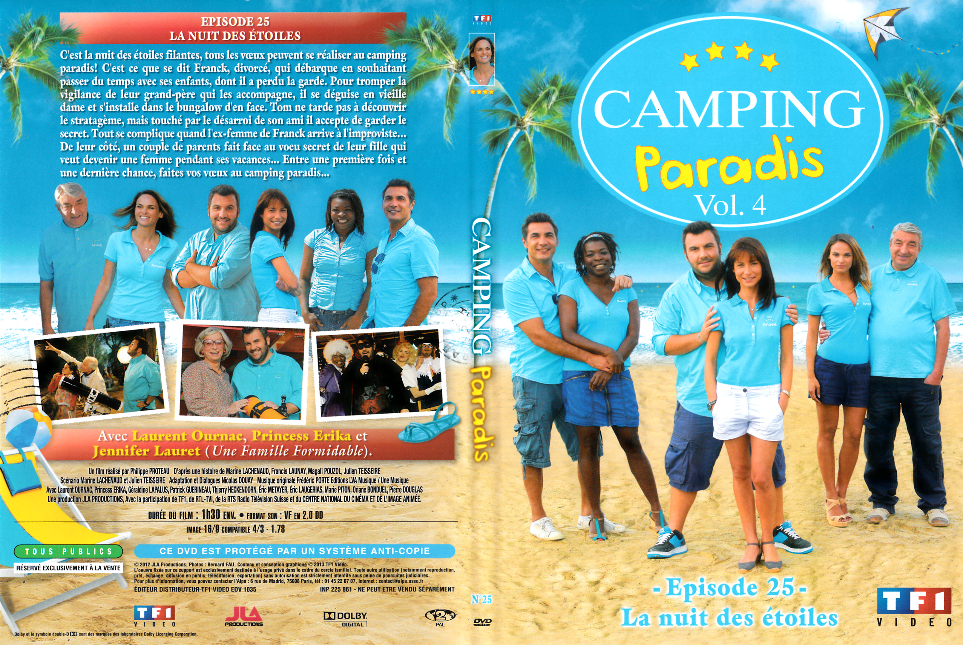 Jaquette DVD Camping Paradis vol 25