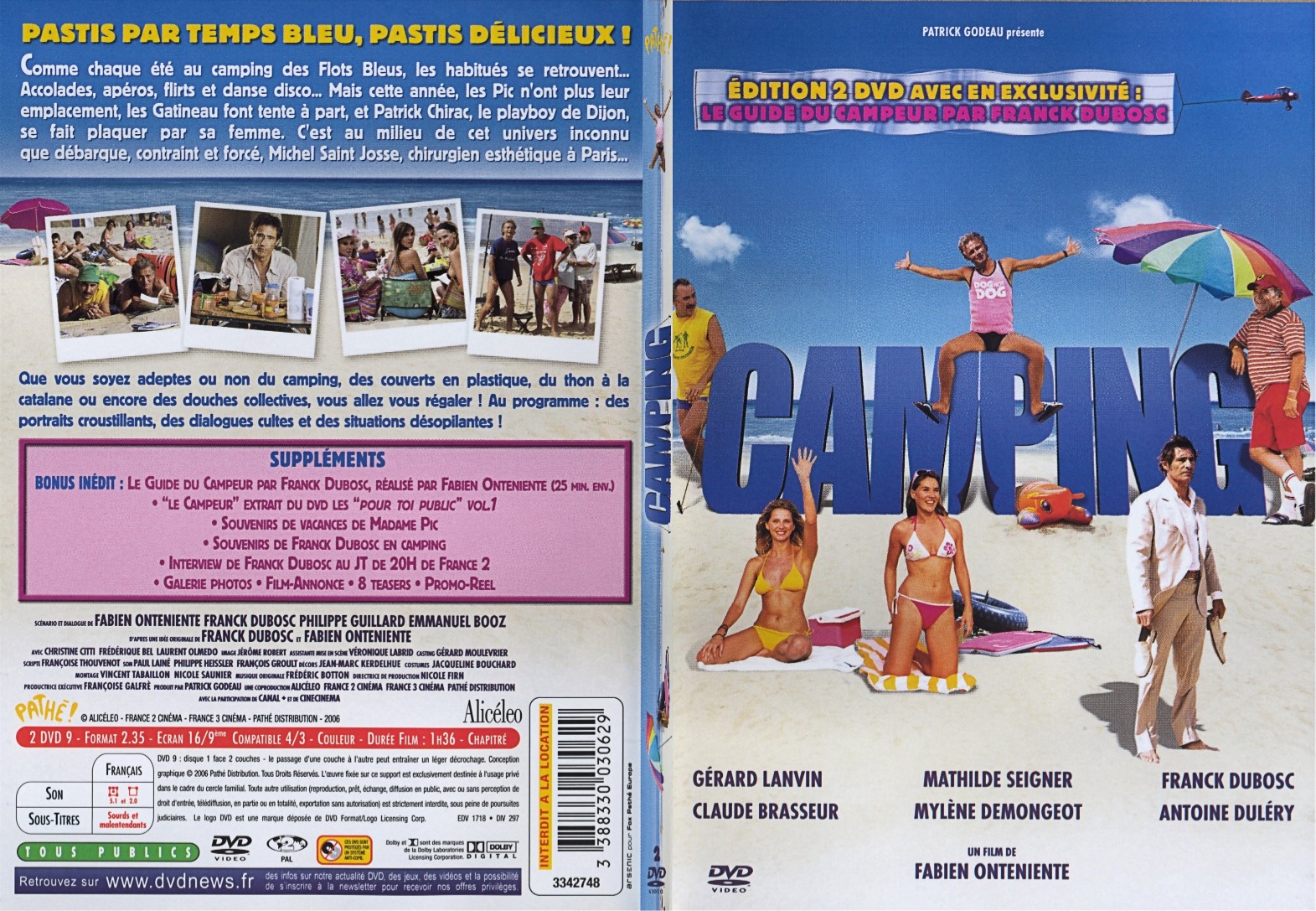 Jaquette DVD Camping - SLIM