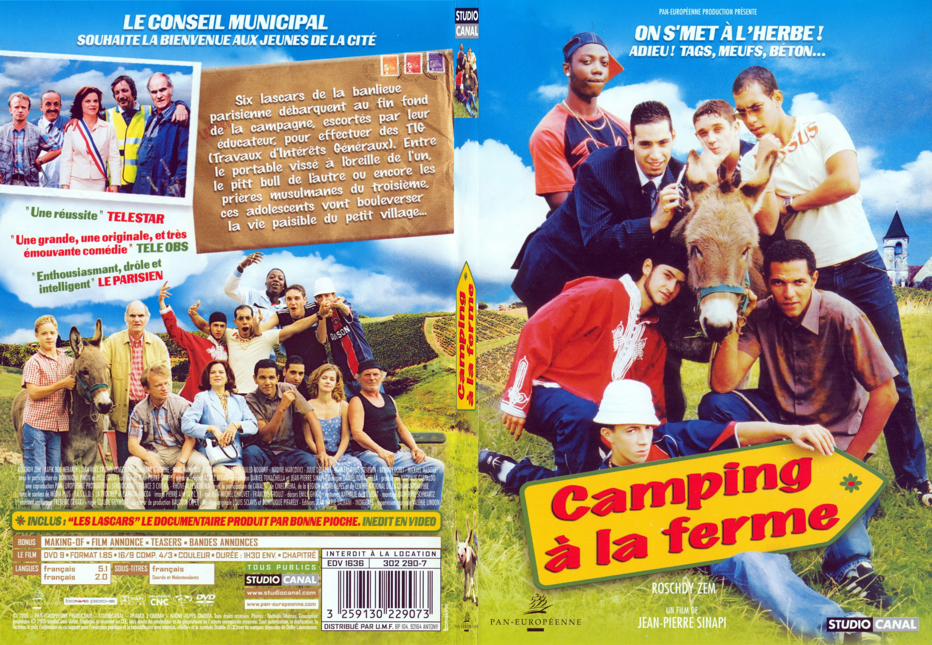 Jaquette DVD Camping  la ferme - SLIM