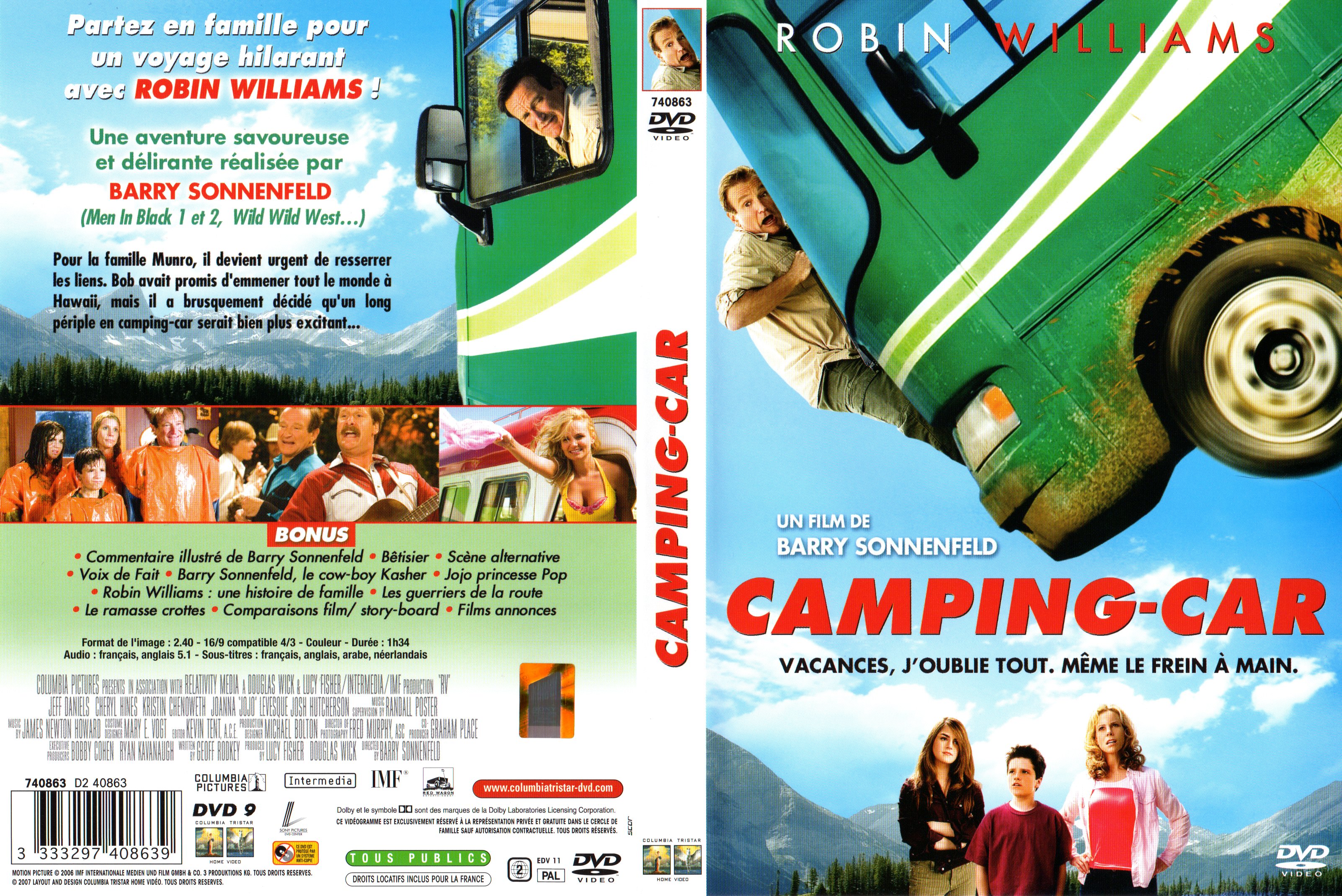 Jaquette DVD Camping car