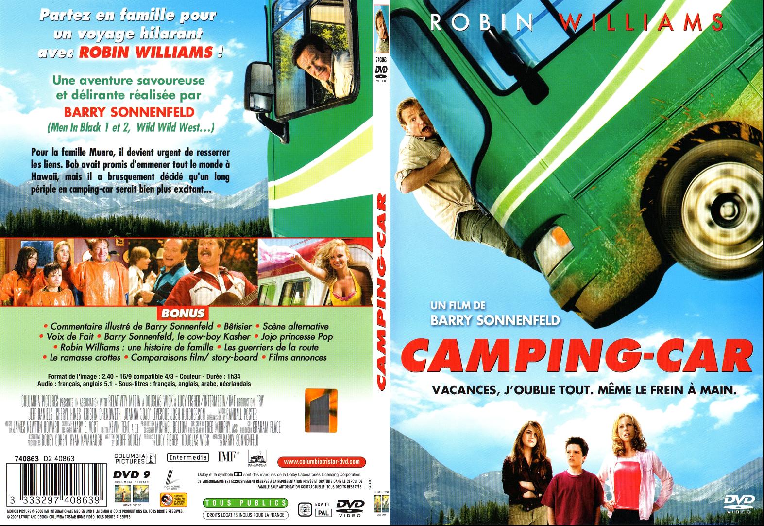 Jaquette DVD Camping car - SLIM