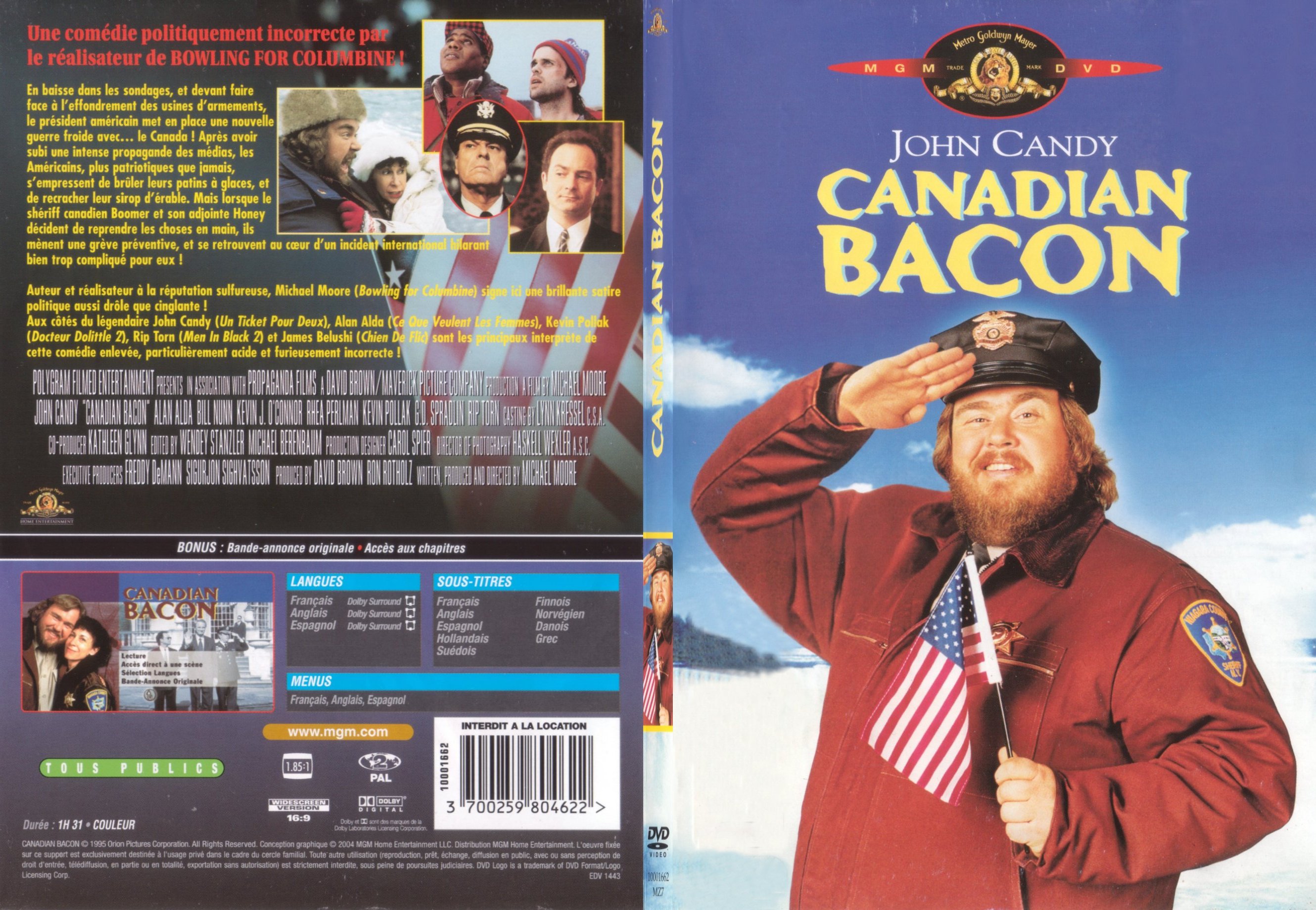 Jaquette DVD Canadian Bacon - SLIM
