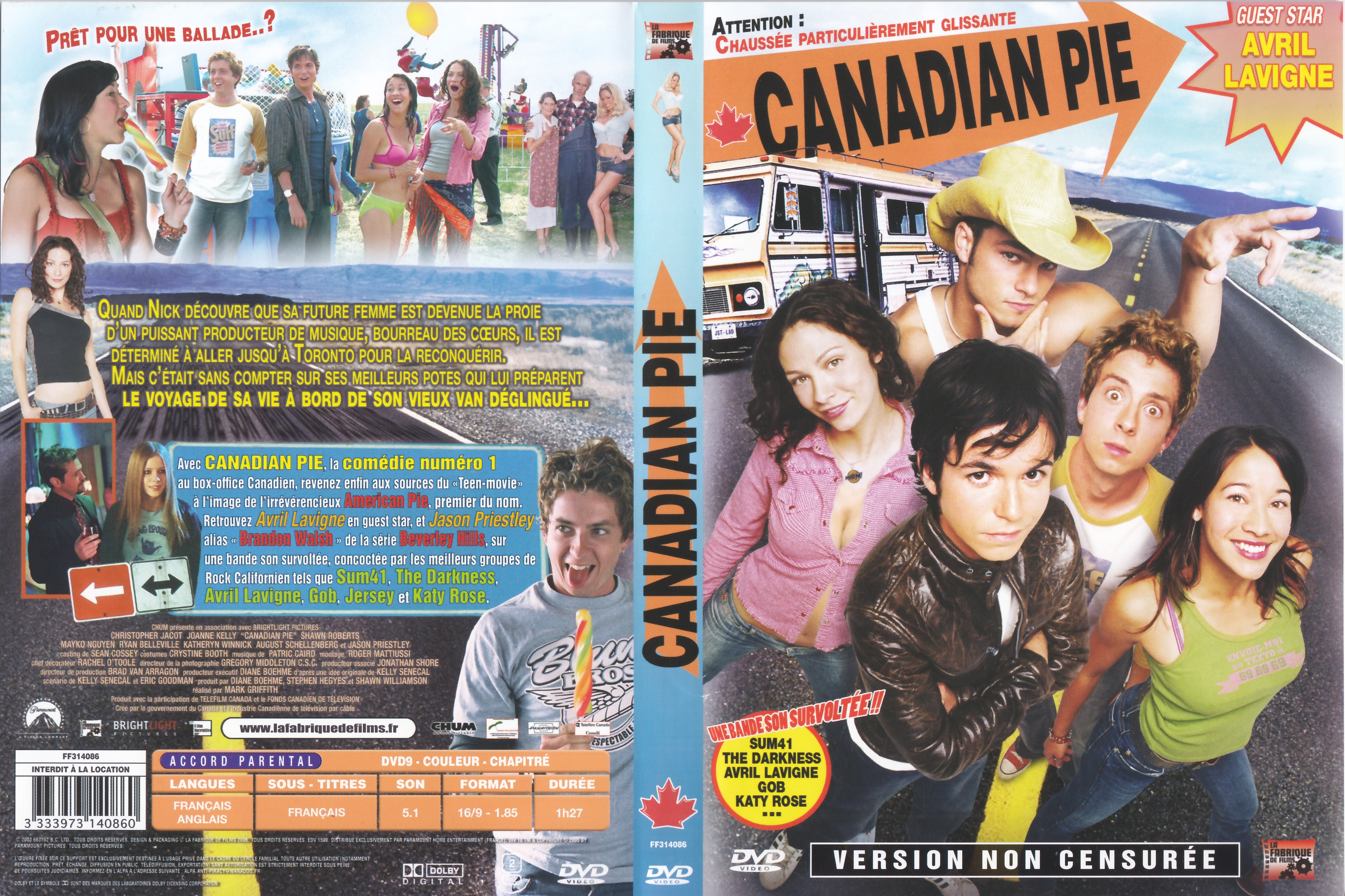 Jaquette DVD Canadian Pie