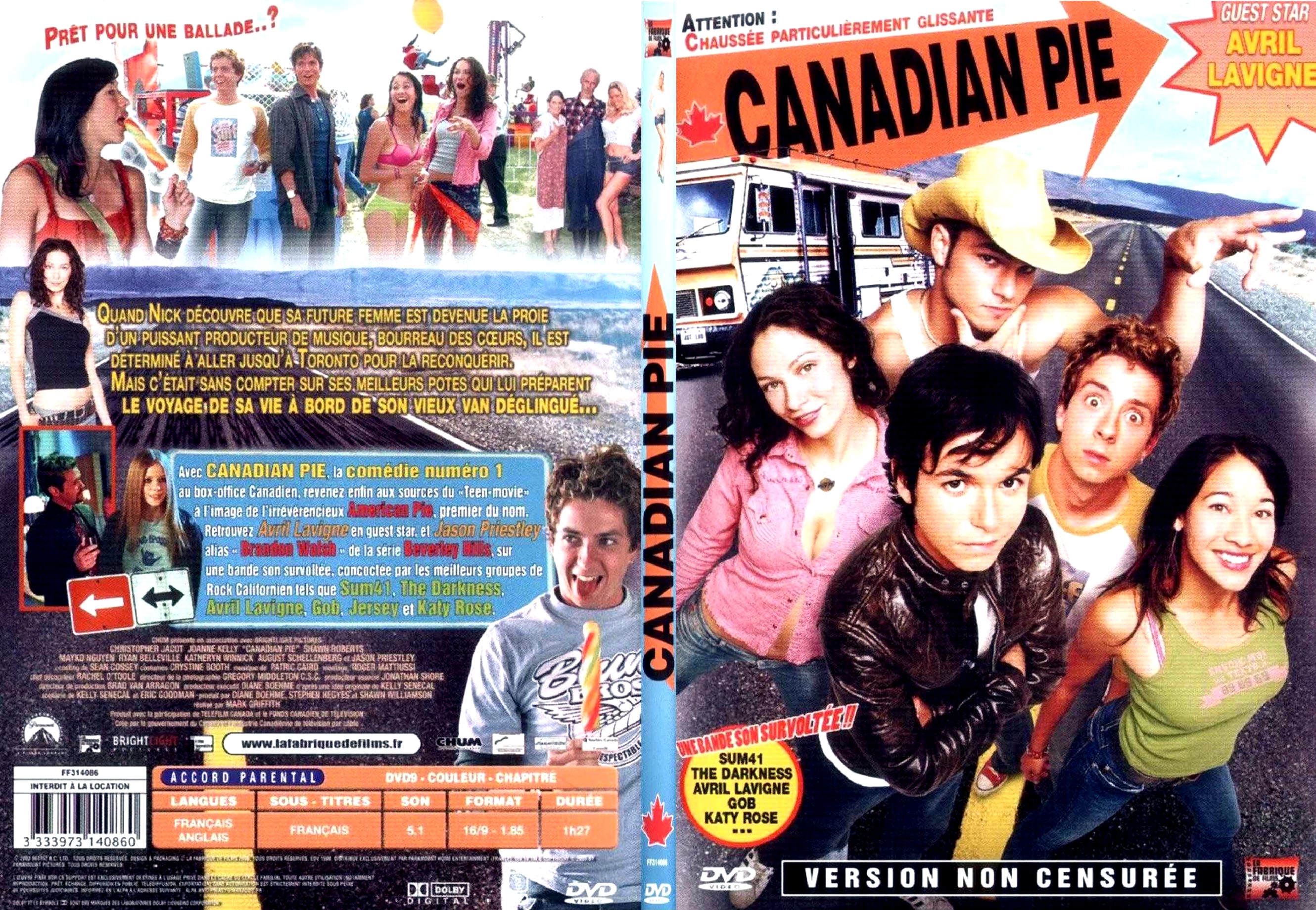 Jaquette DVD Canadian pie - SLIM
