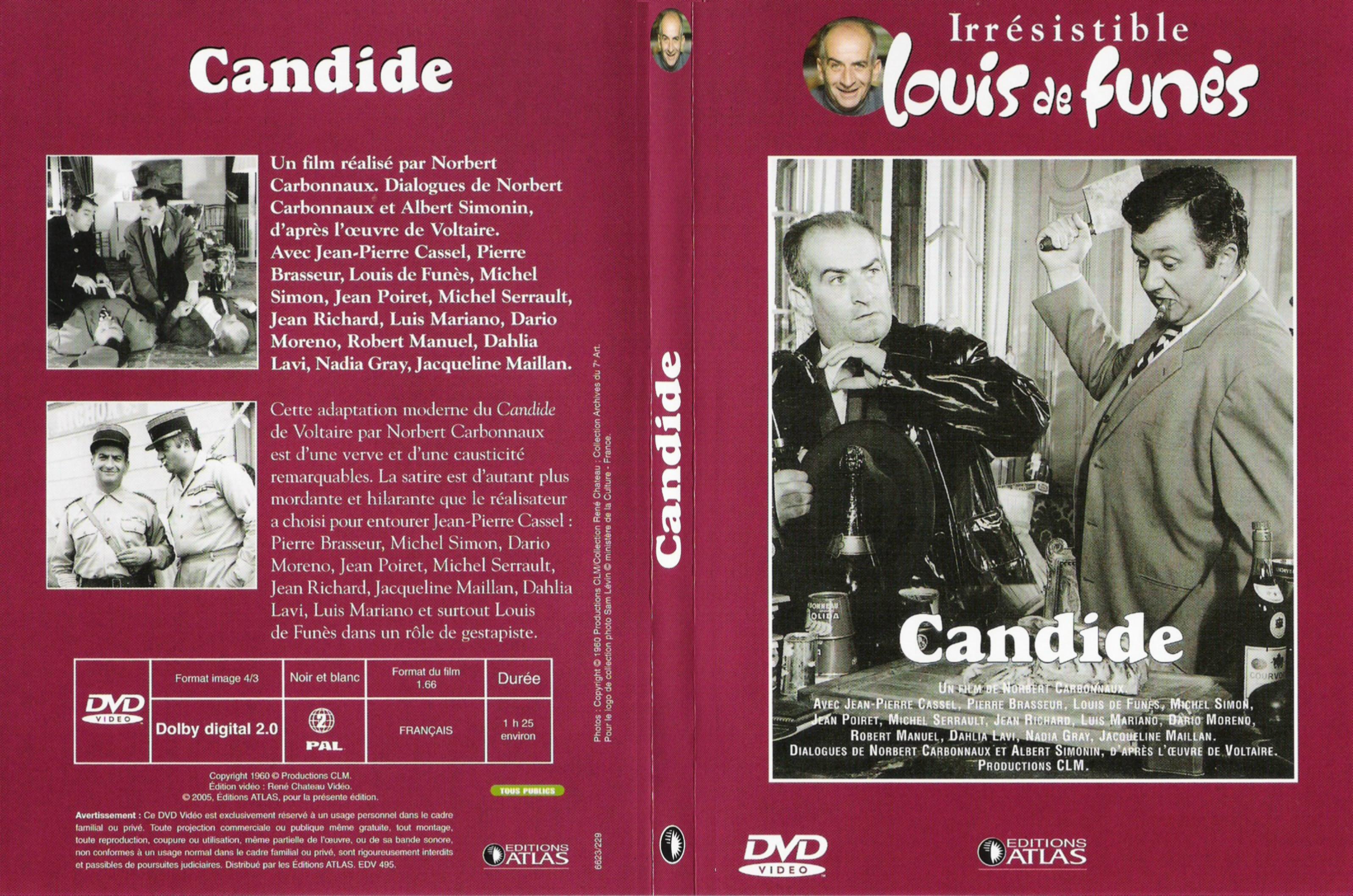 Jaquette DVD Candide - SLIM