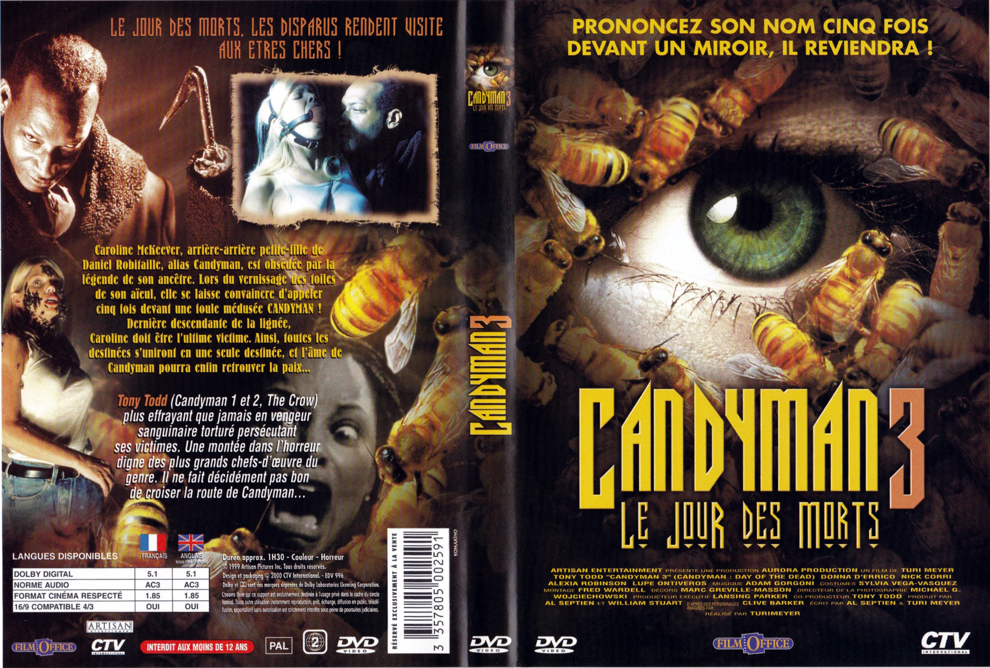 Jaquette DVD Candyman 3