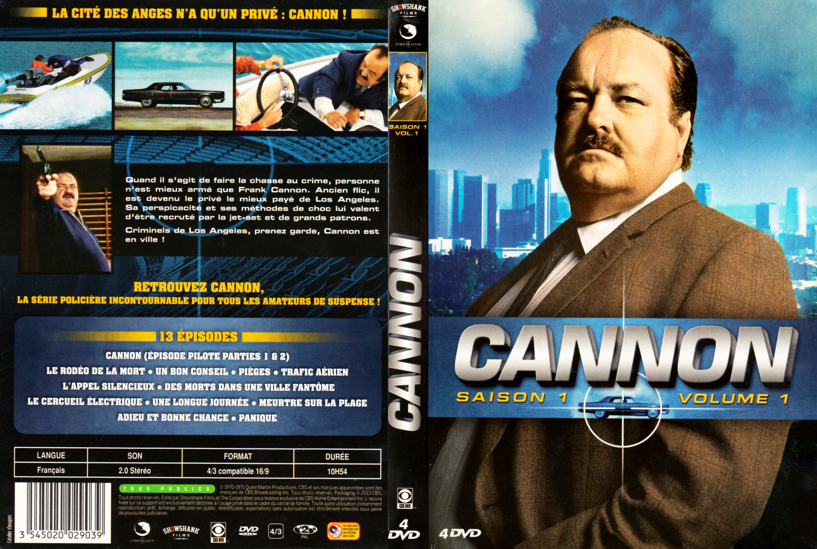 Jaquette DVD Cannon Saison 1 Vol 1