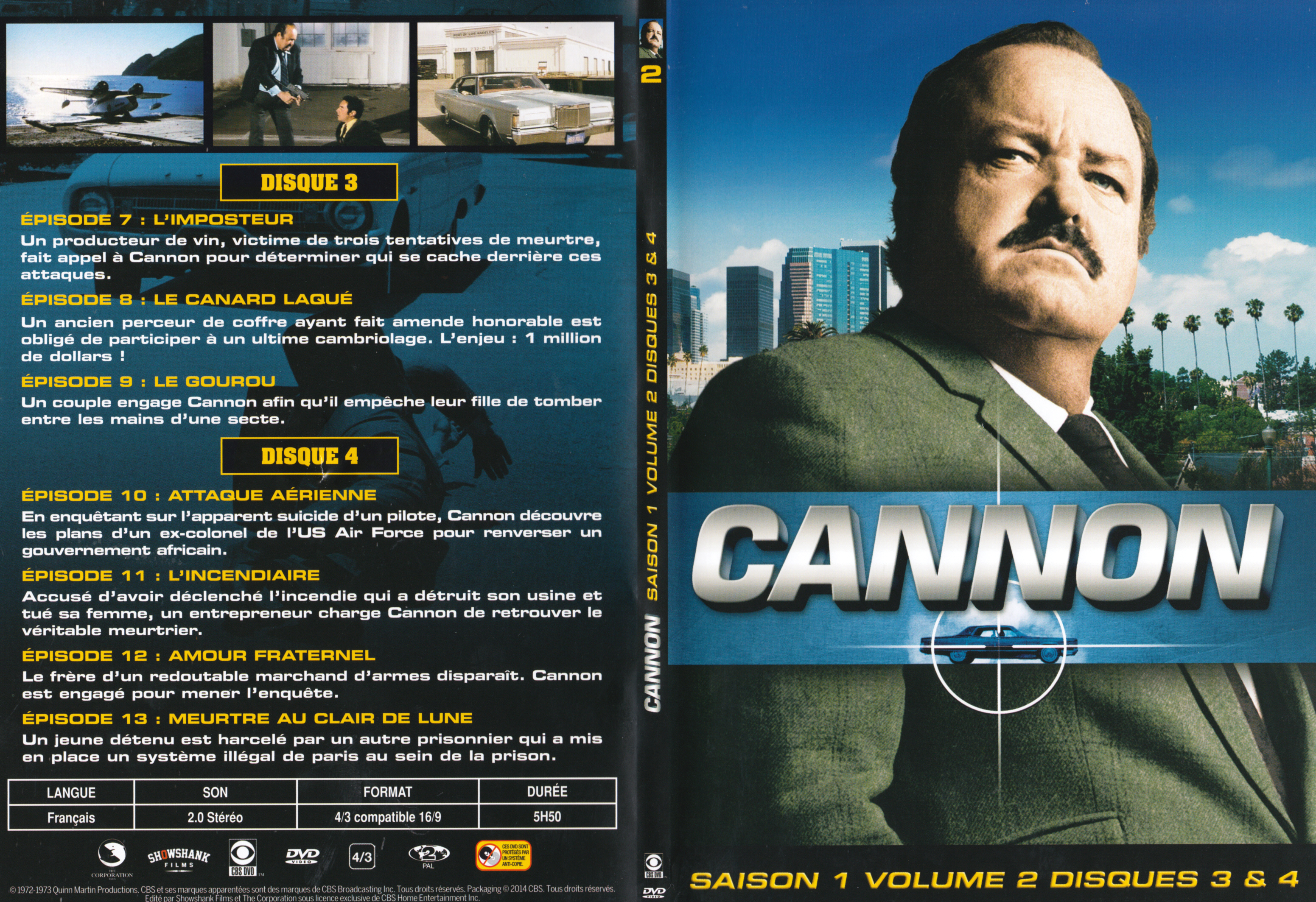 Jaquette DVD Cannon Saison 1 Vol 2 DVD 2