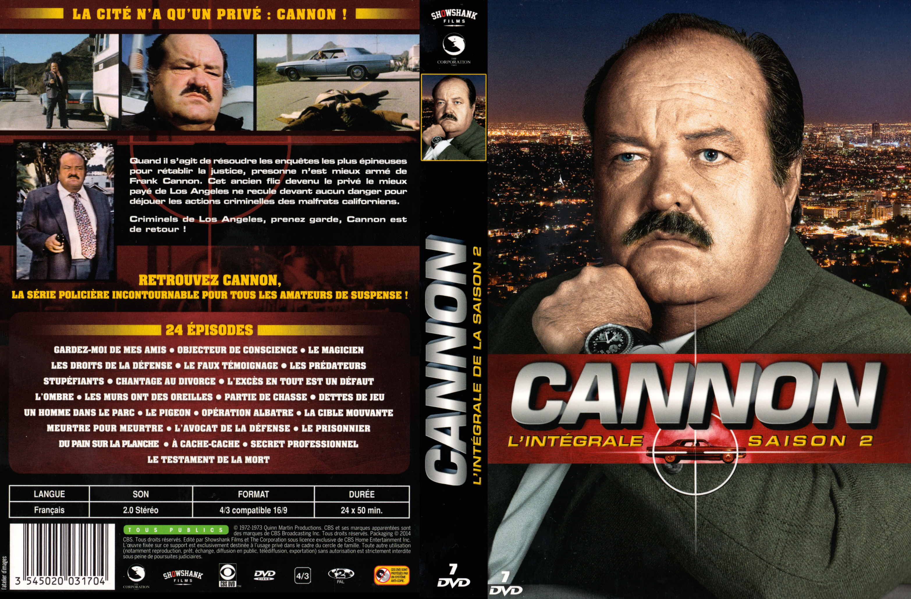 Jaquette DVD Cannon Saison 2
