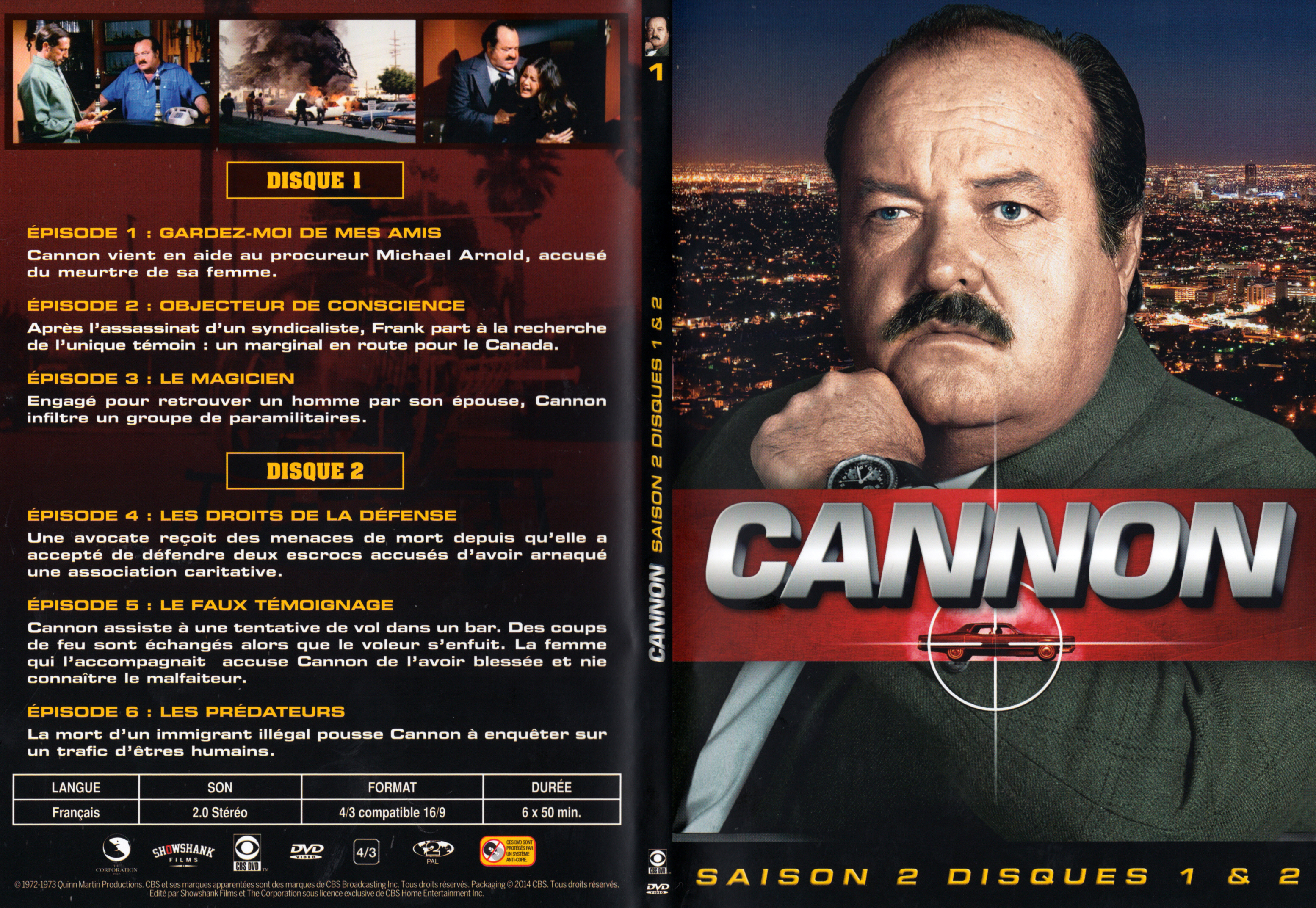 Jaquette DVD Cannon Saison 2 DVD 1
