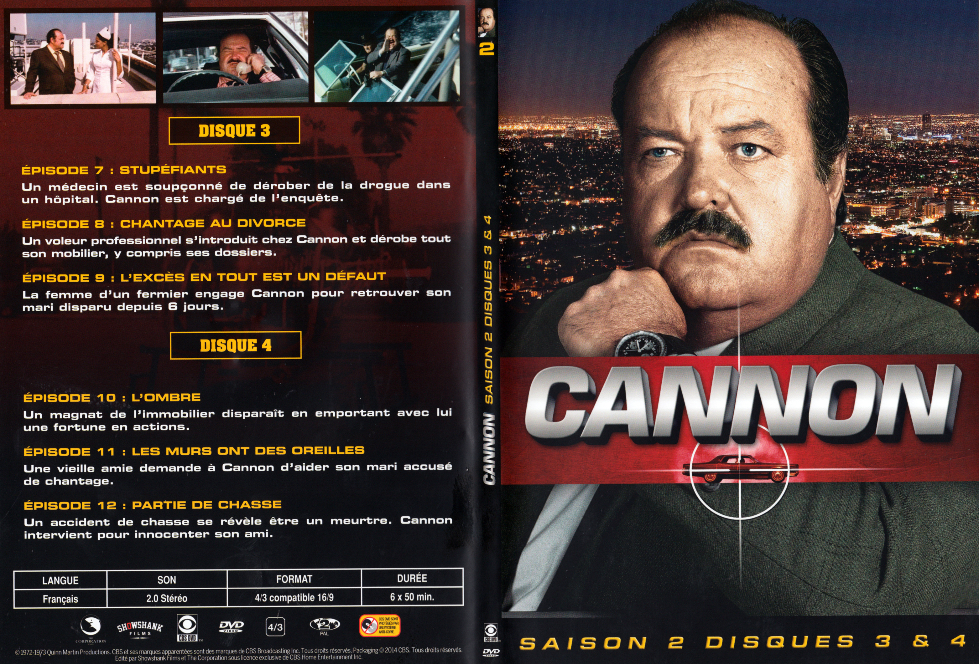 Jaquette DVD Cannon Saison 2 DVD 2