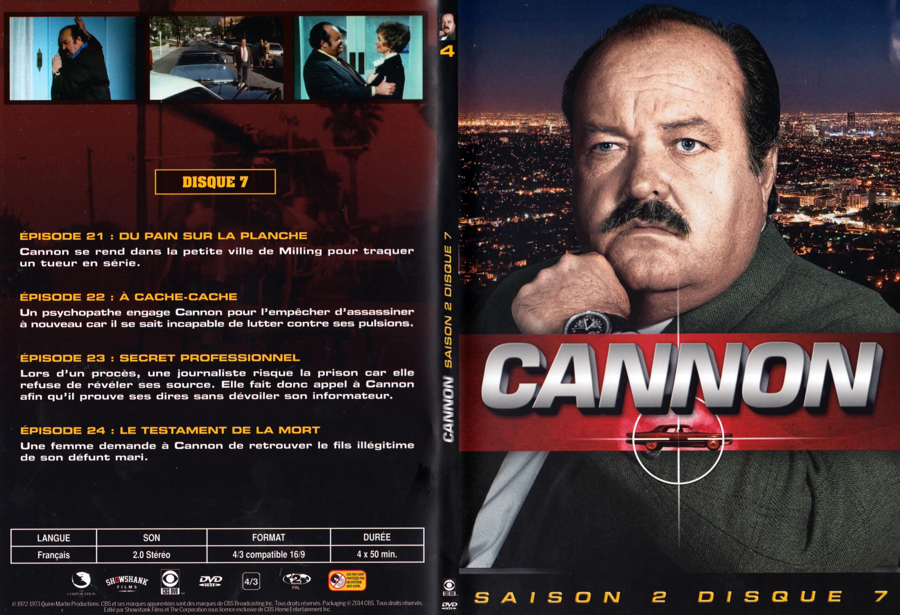 Jaquette DVD Cannon Saison 2 DVD 4