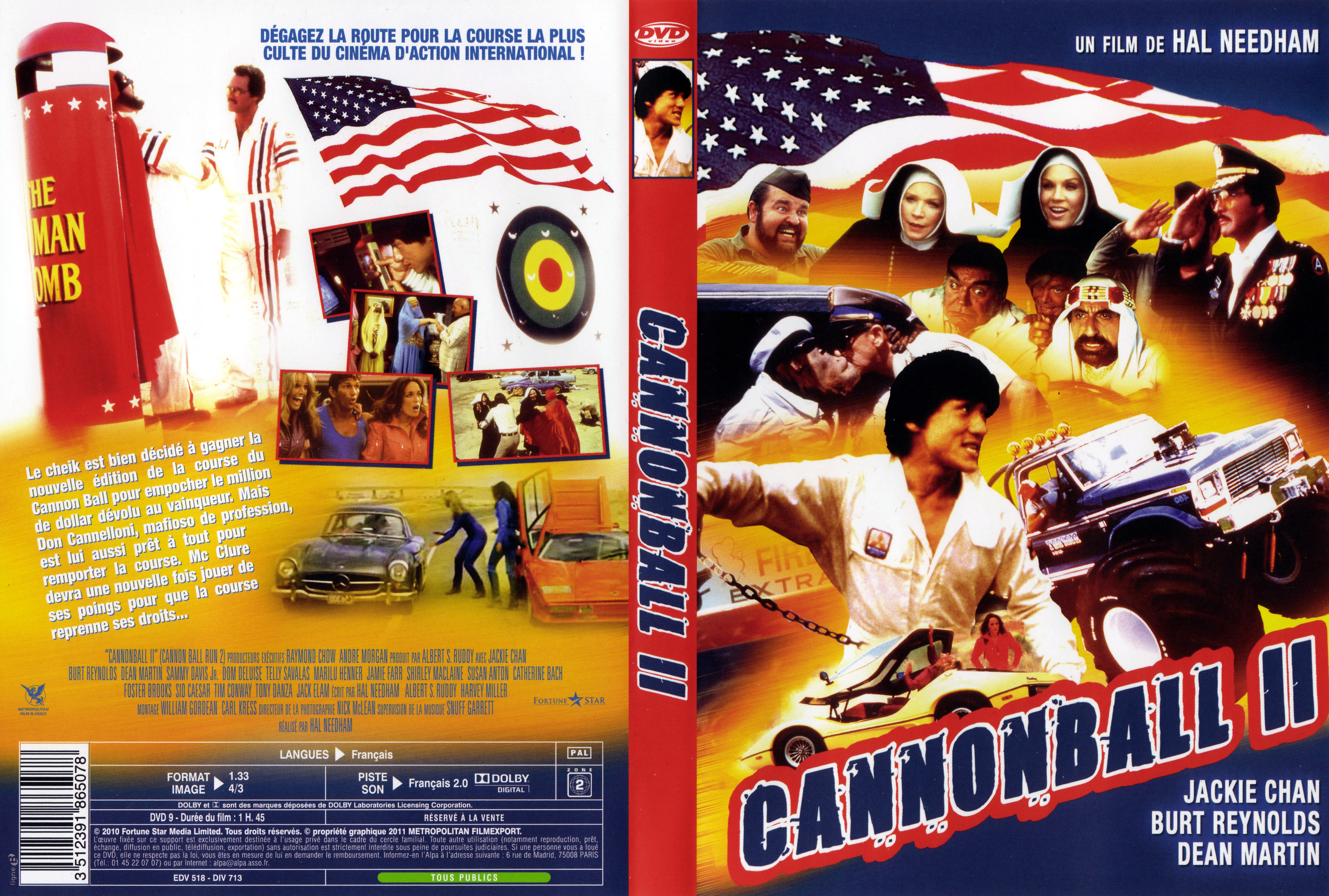 Jaquette DVD Cannonball 2