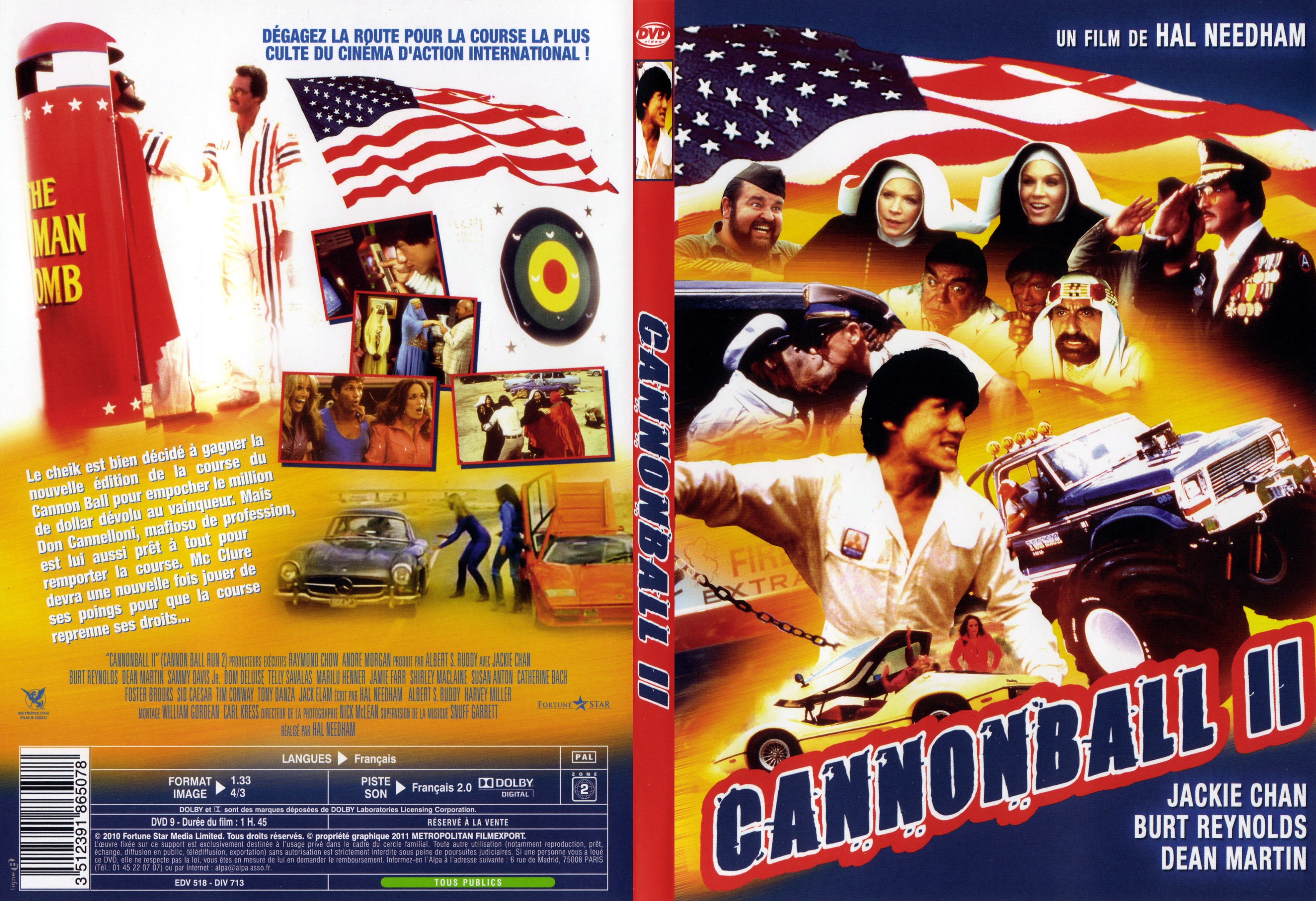 Jaquette DVD Cannonball 2 - SLIM