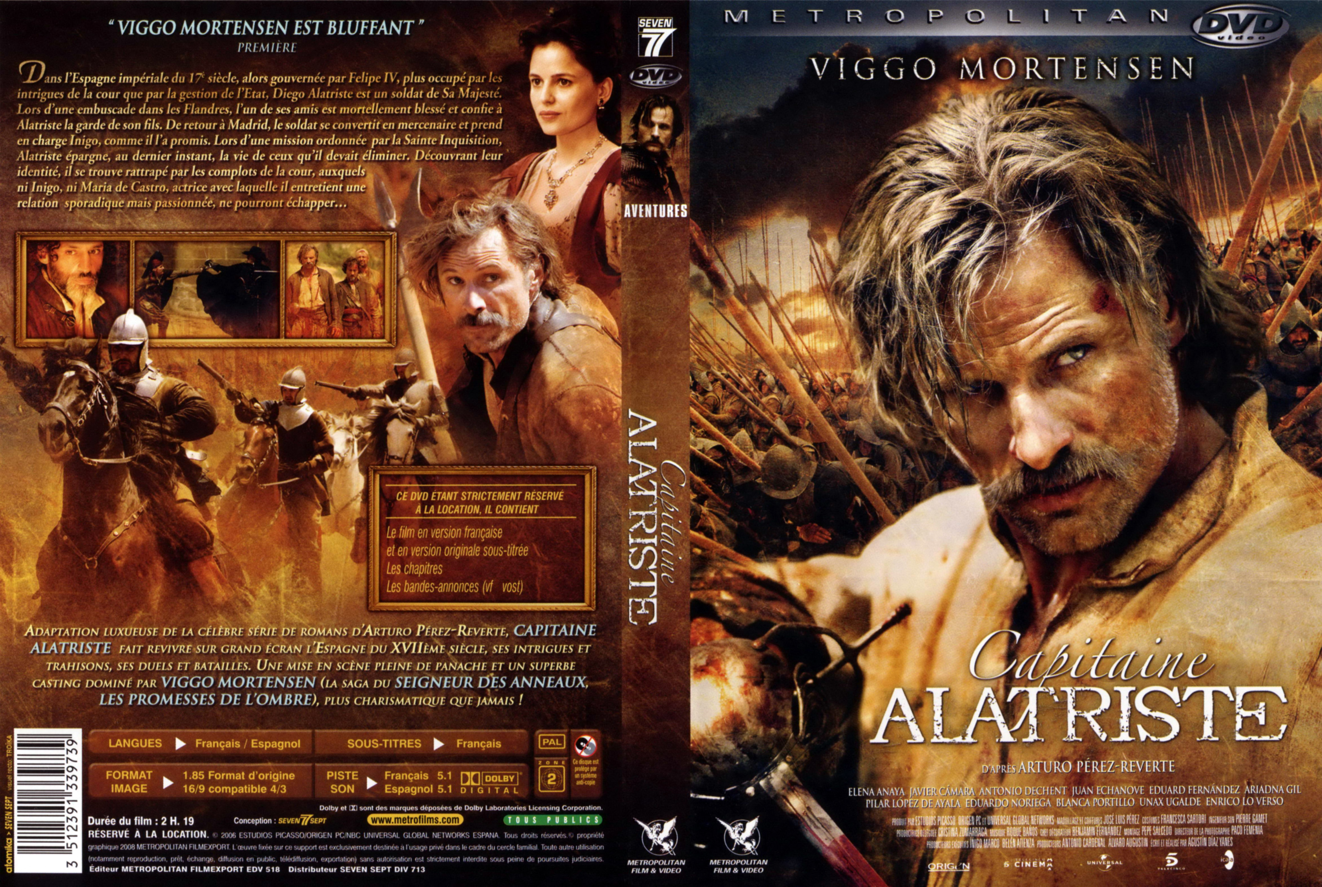 Jaquette DVD Capitaine Alatriste v2