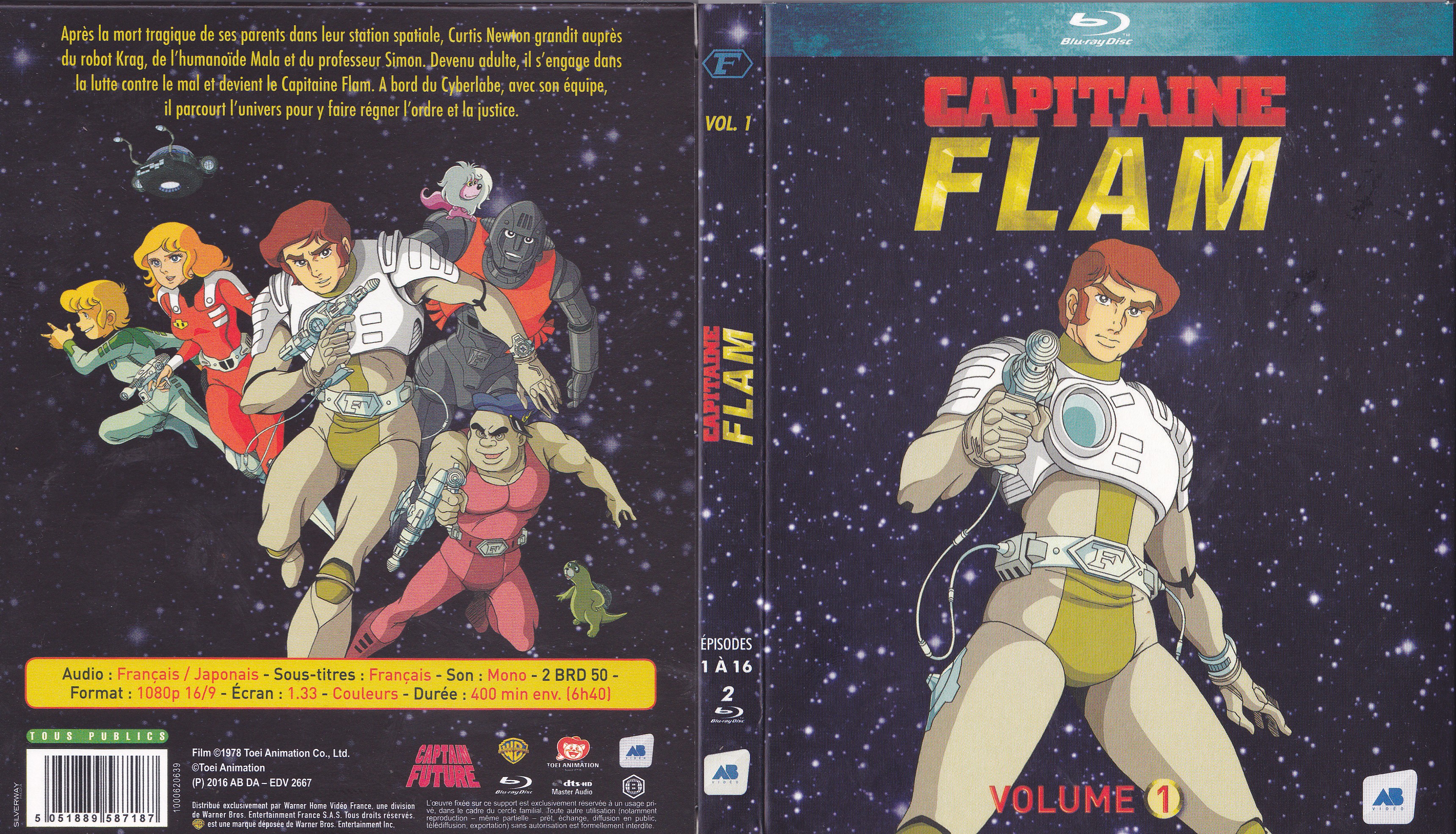 Jaquette DVD Capitaine Flam vol 1 (BLU-RAY)