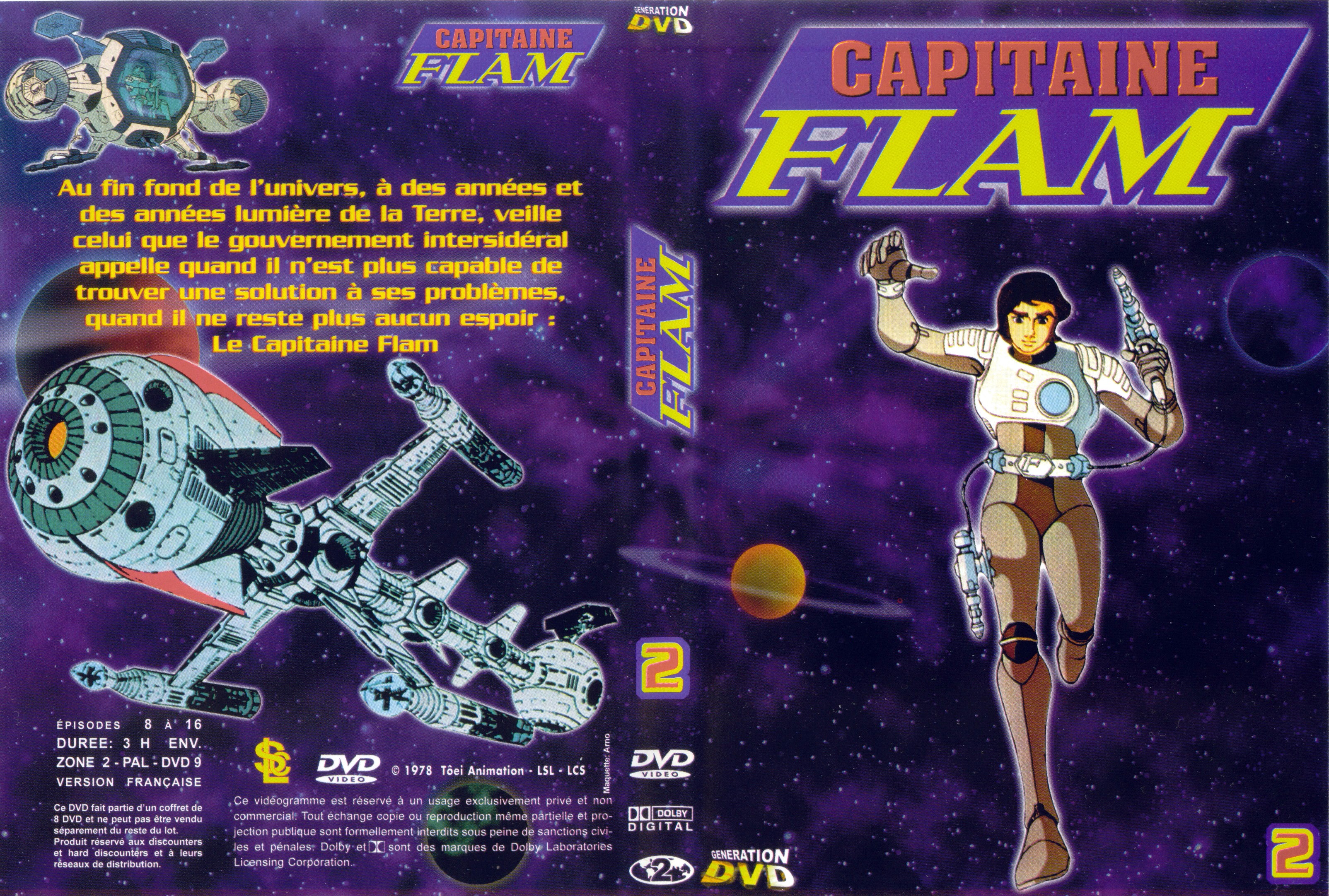 Jaquette DVD Capitaine Flam vol 2 (GENERATION DVD)