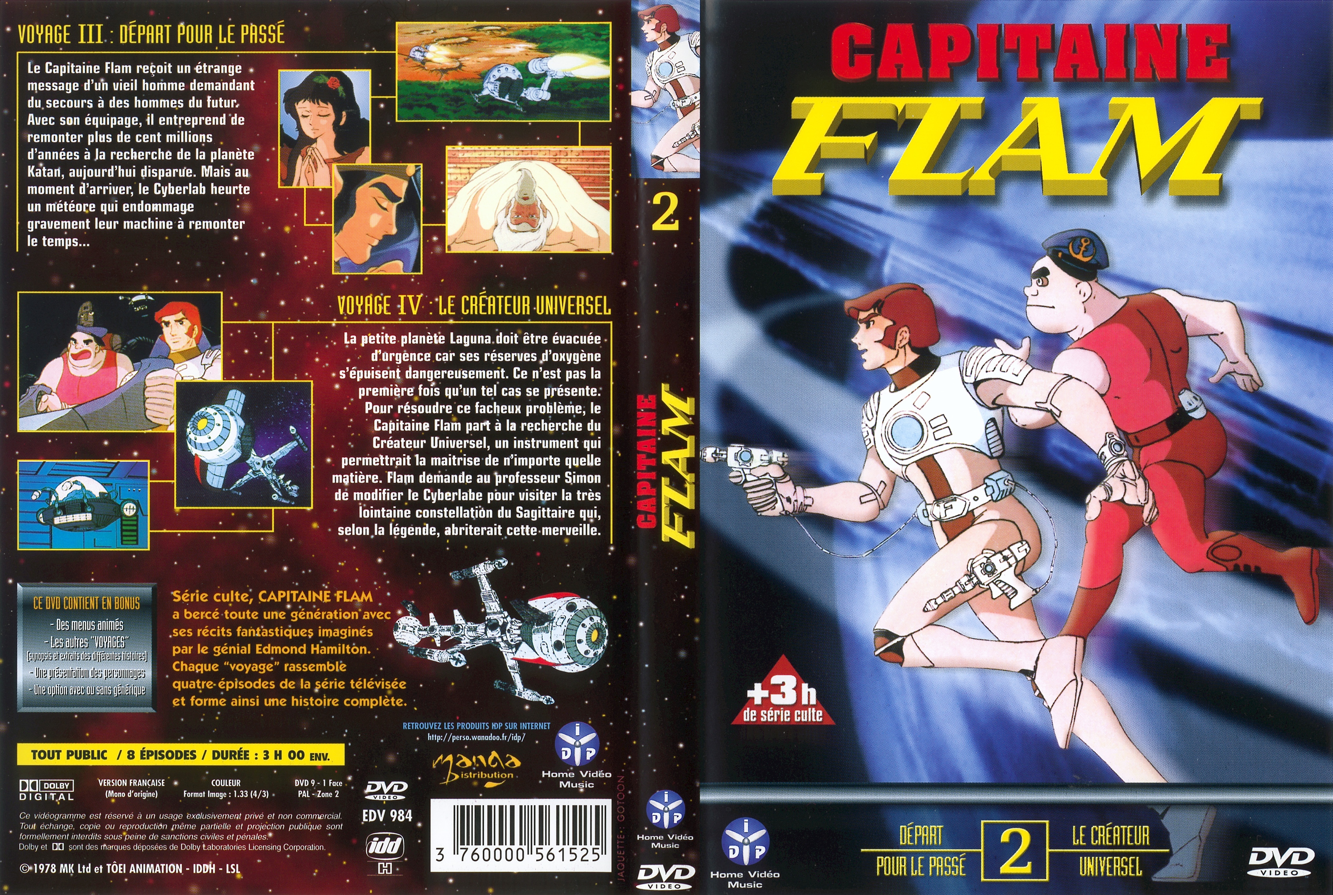 Jaquette DVD Capitaine Flam vol 2 (MANGA DISTRIBUTION)