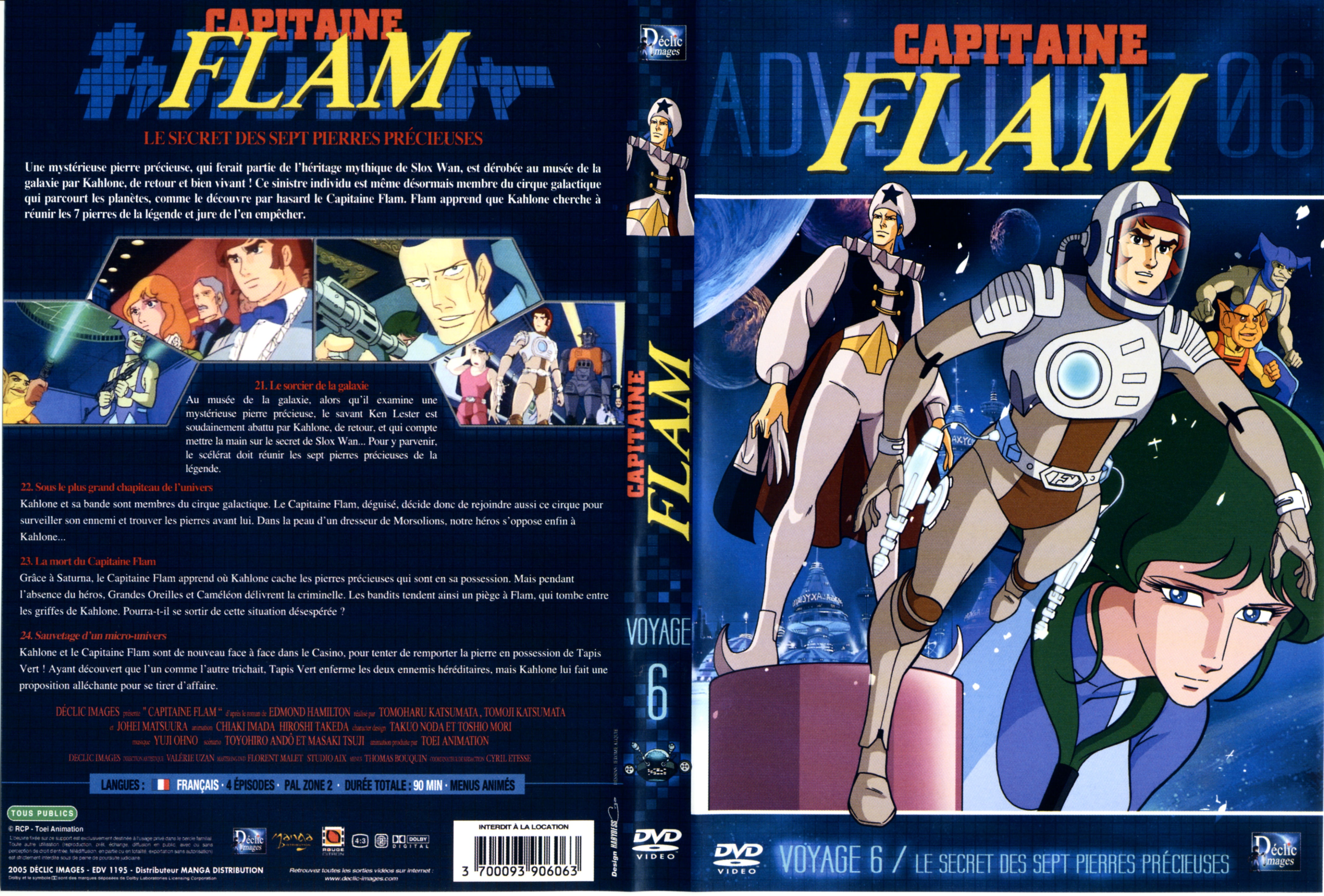 Jaquette DVD Capitaine Flam vol 6 (DECLIC IMAGES)