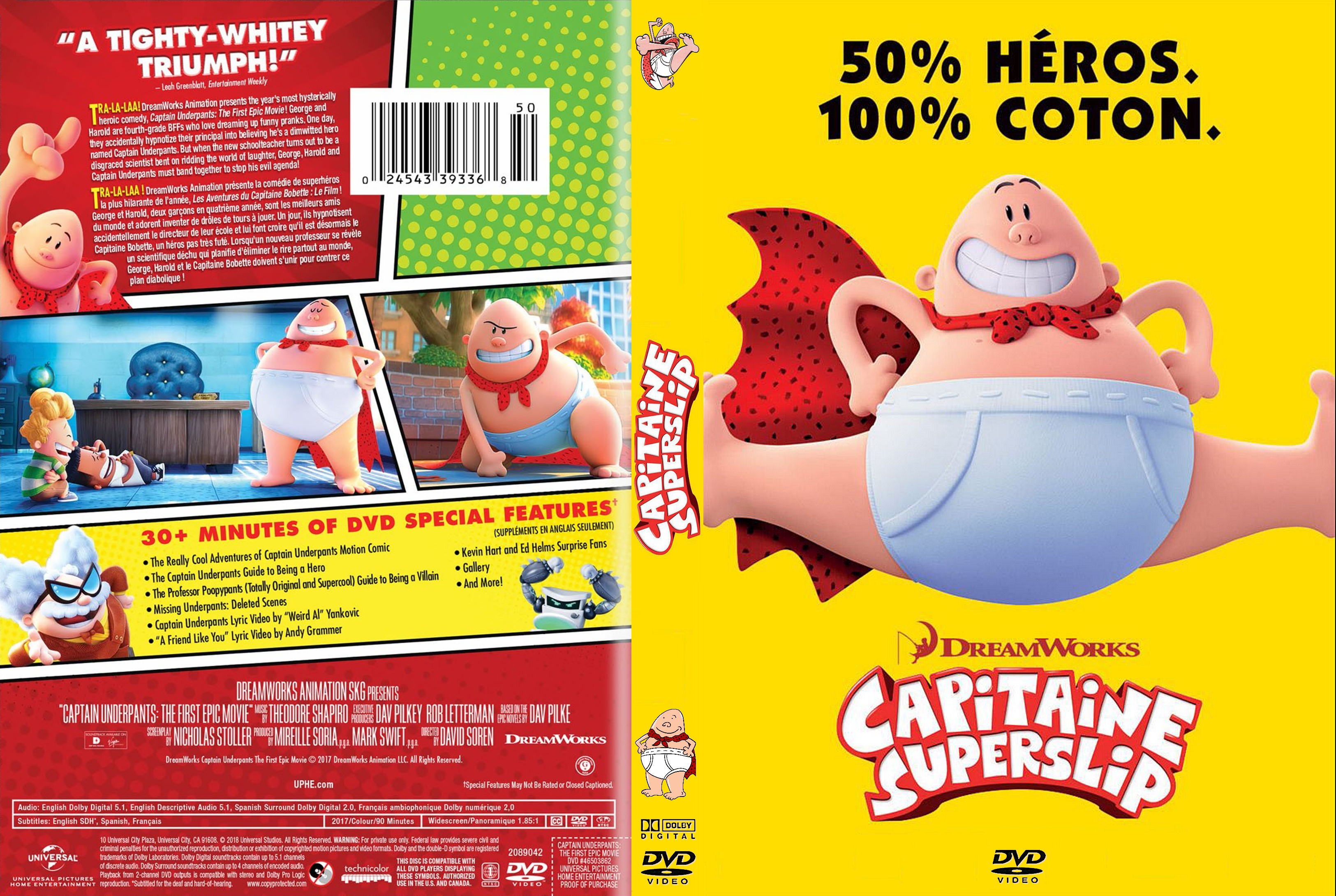 Jaquette DVD Capitaine Superslip custom