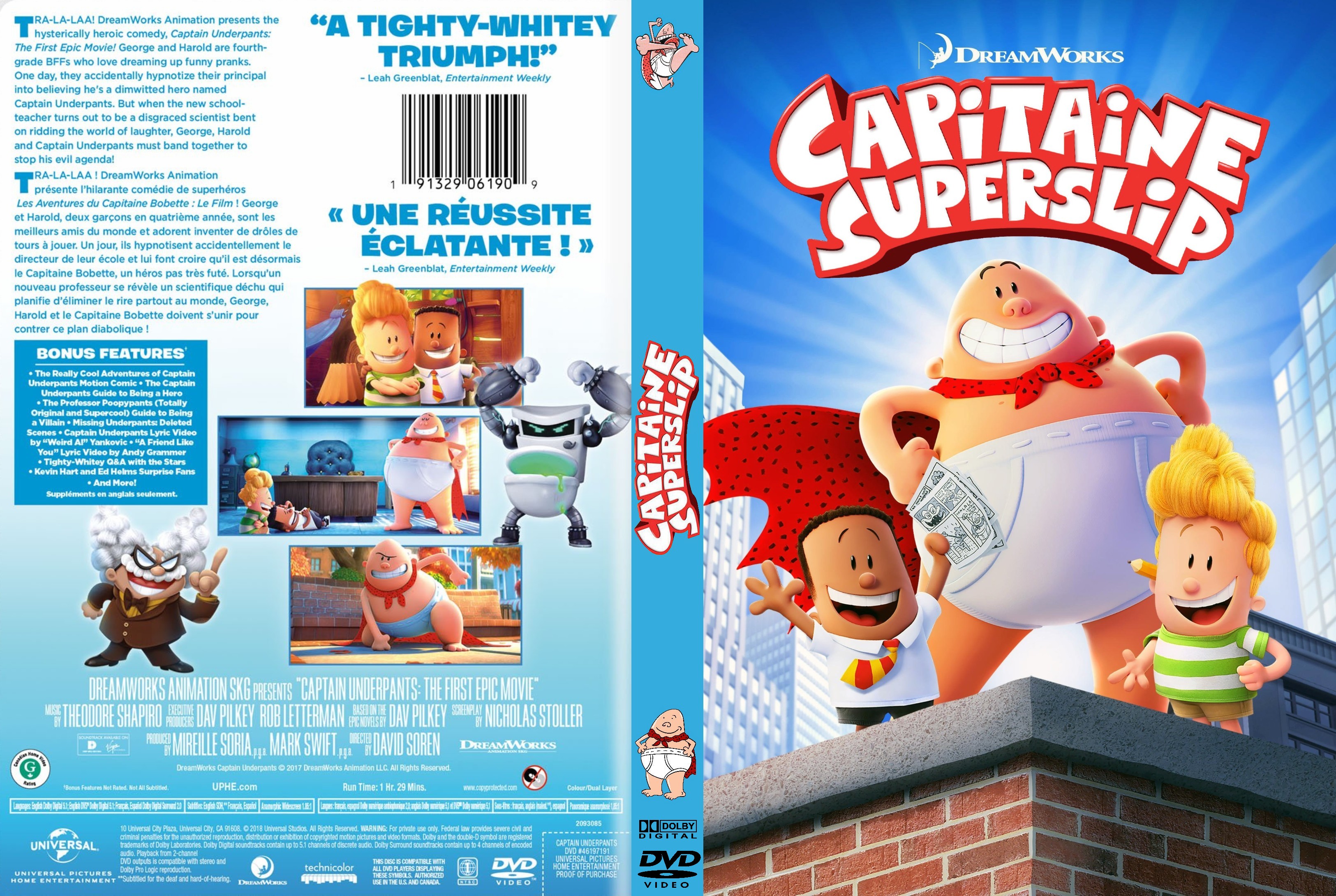 Jaquette DVD Capitaine Superslip custom v2