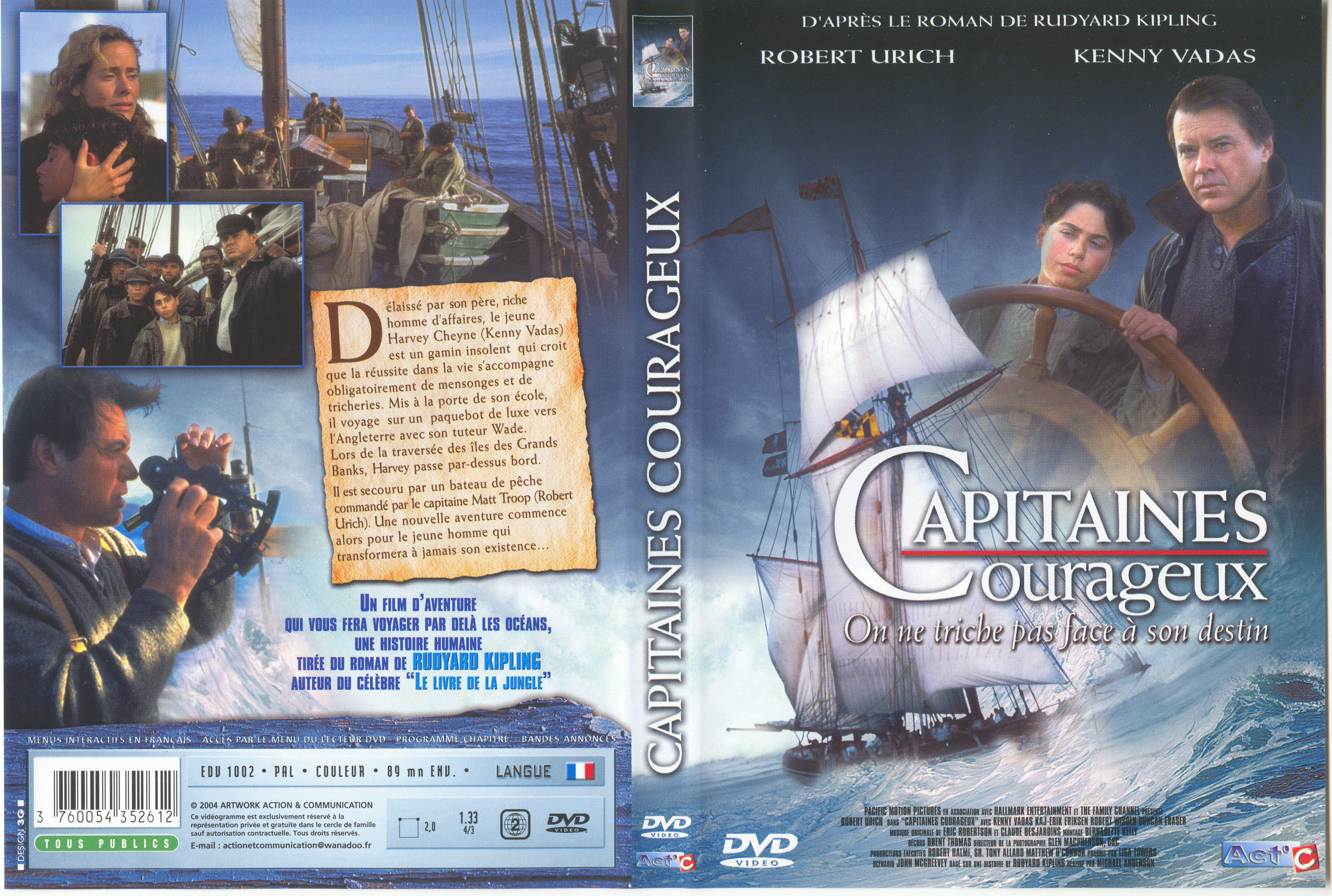 Jaquette DVD Capitaines courageux
