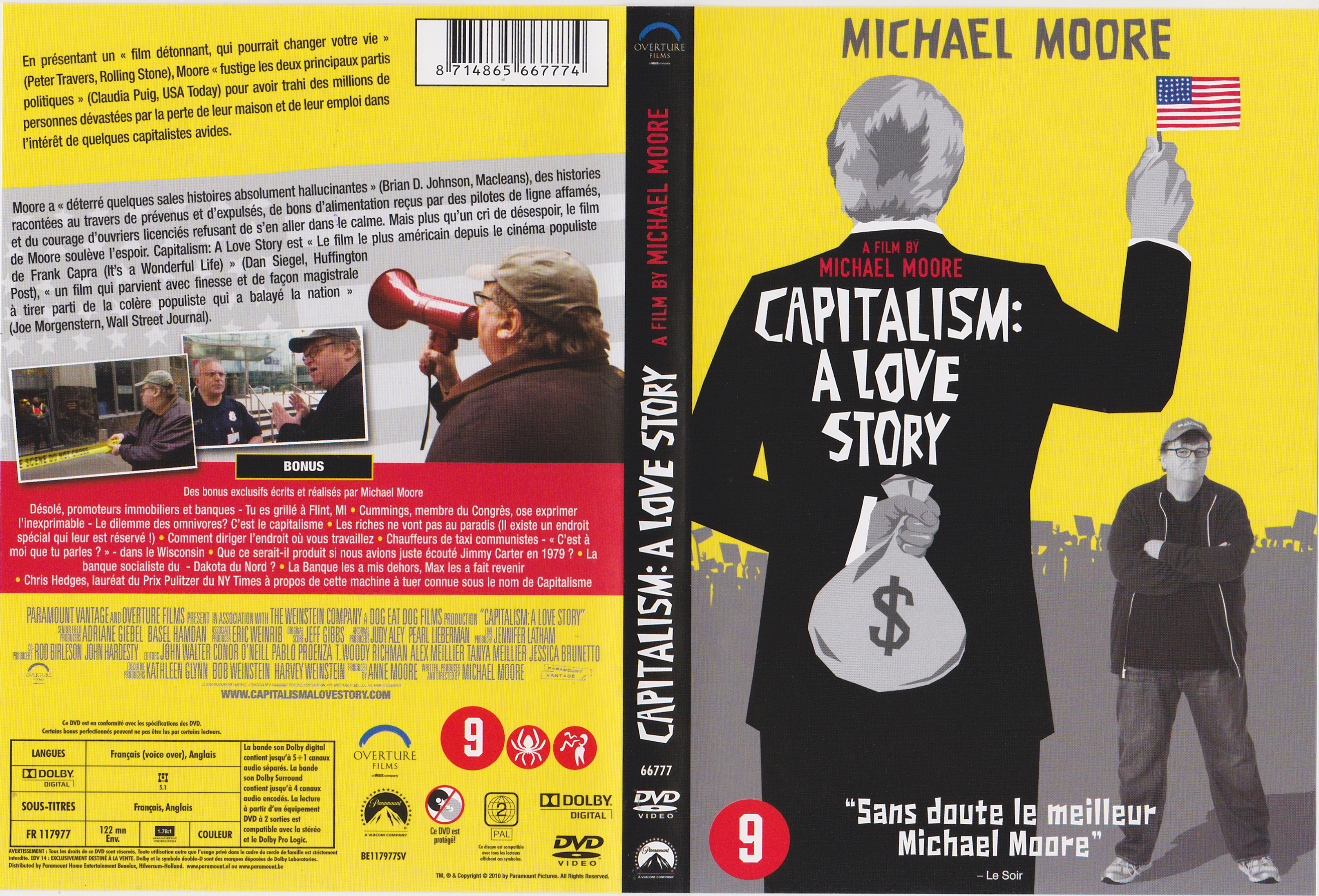Jaquette DVD Capitalism A Love story
