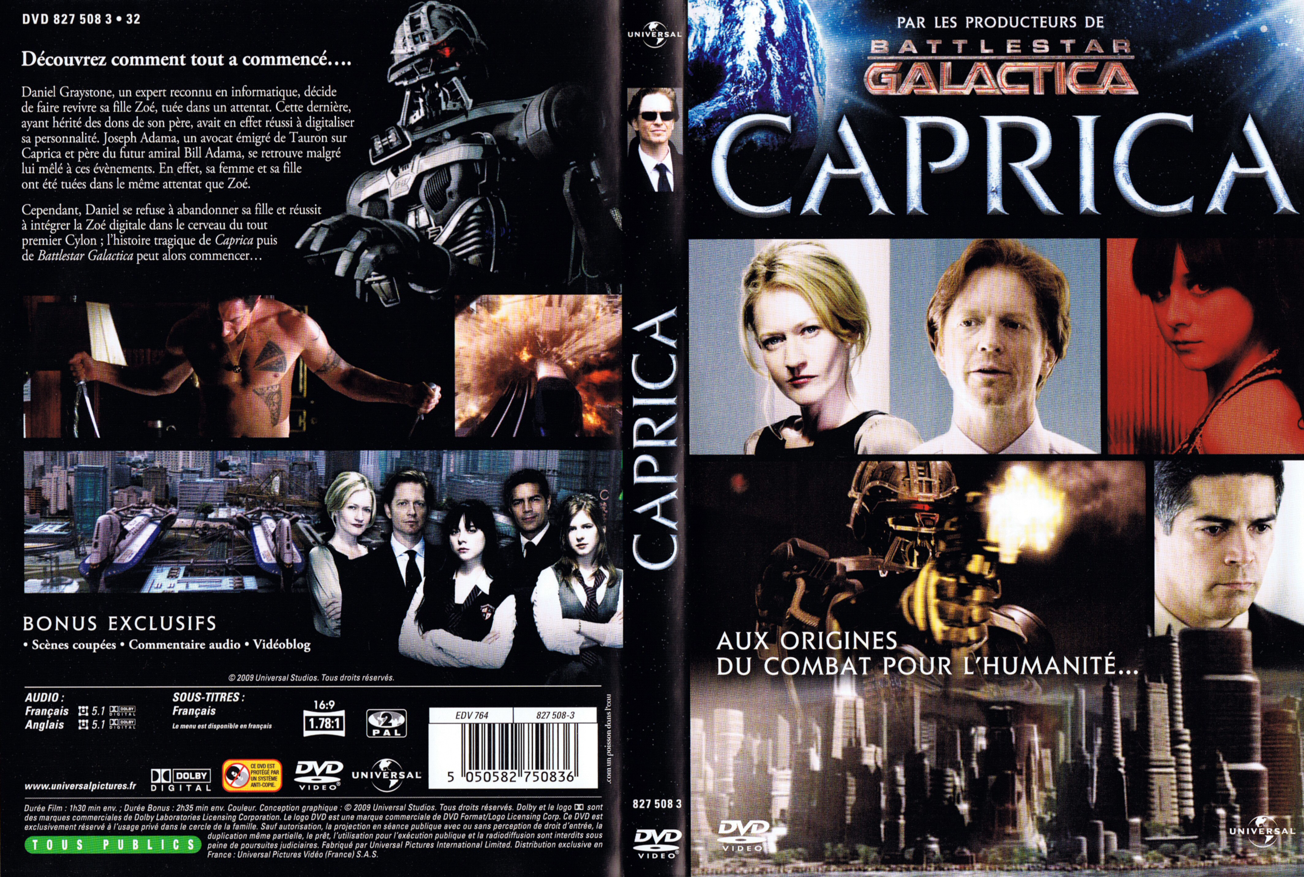 Jaquette DVD Caprica