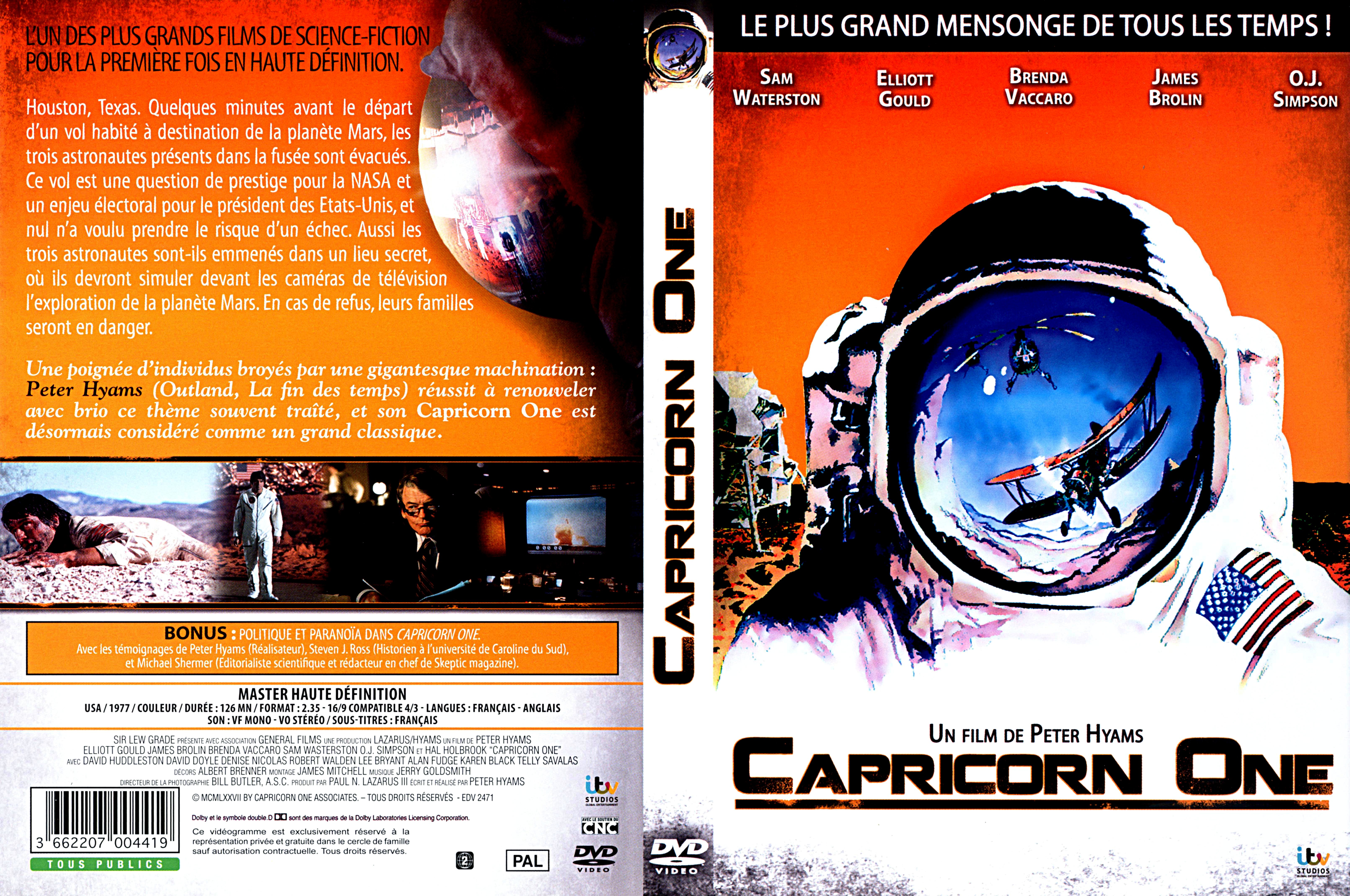 Jaquette DVD Capricorn one v2