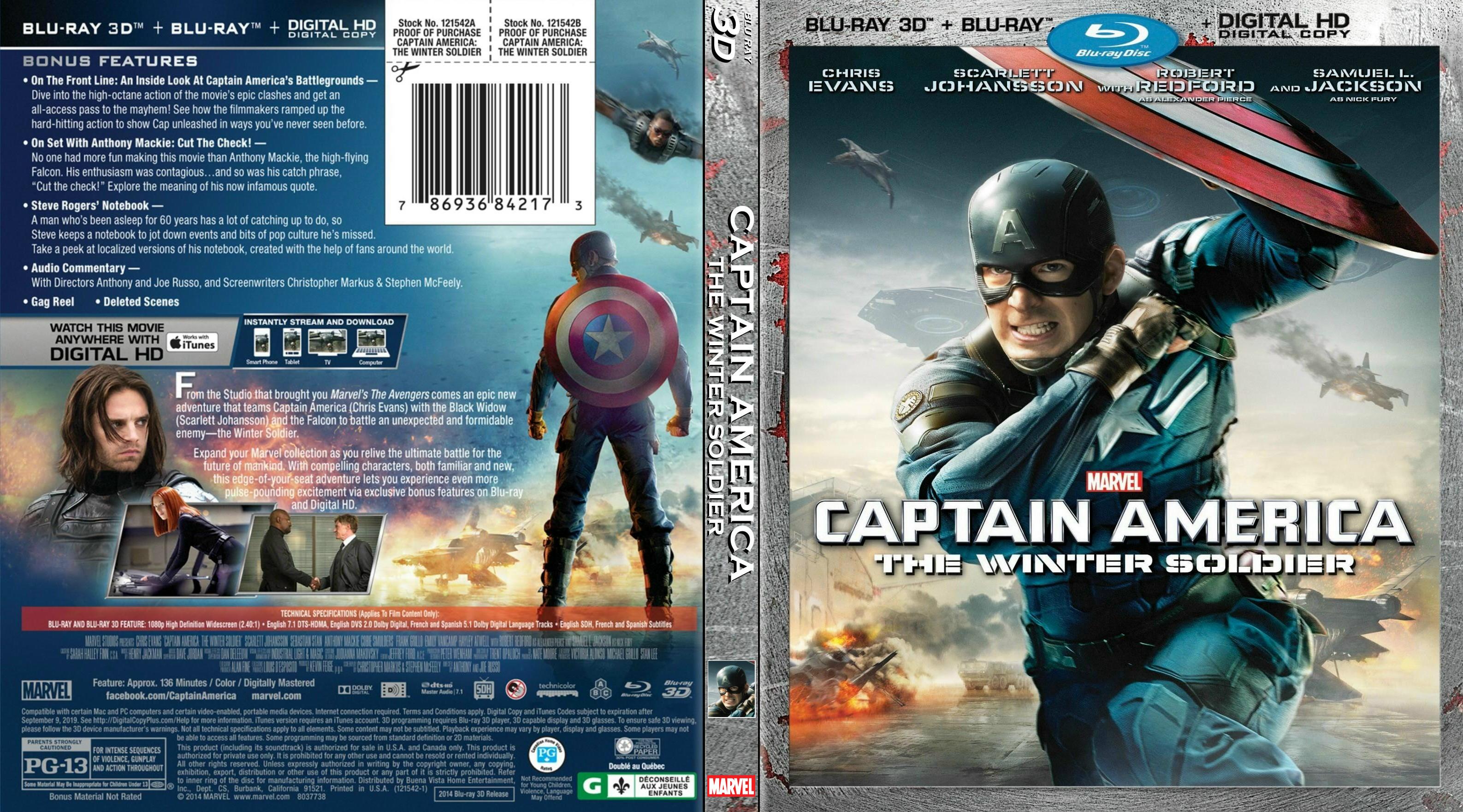 Jaquette DVD Captain America, le soldat de l