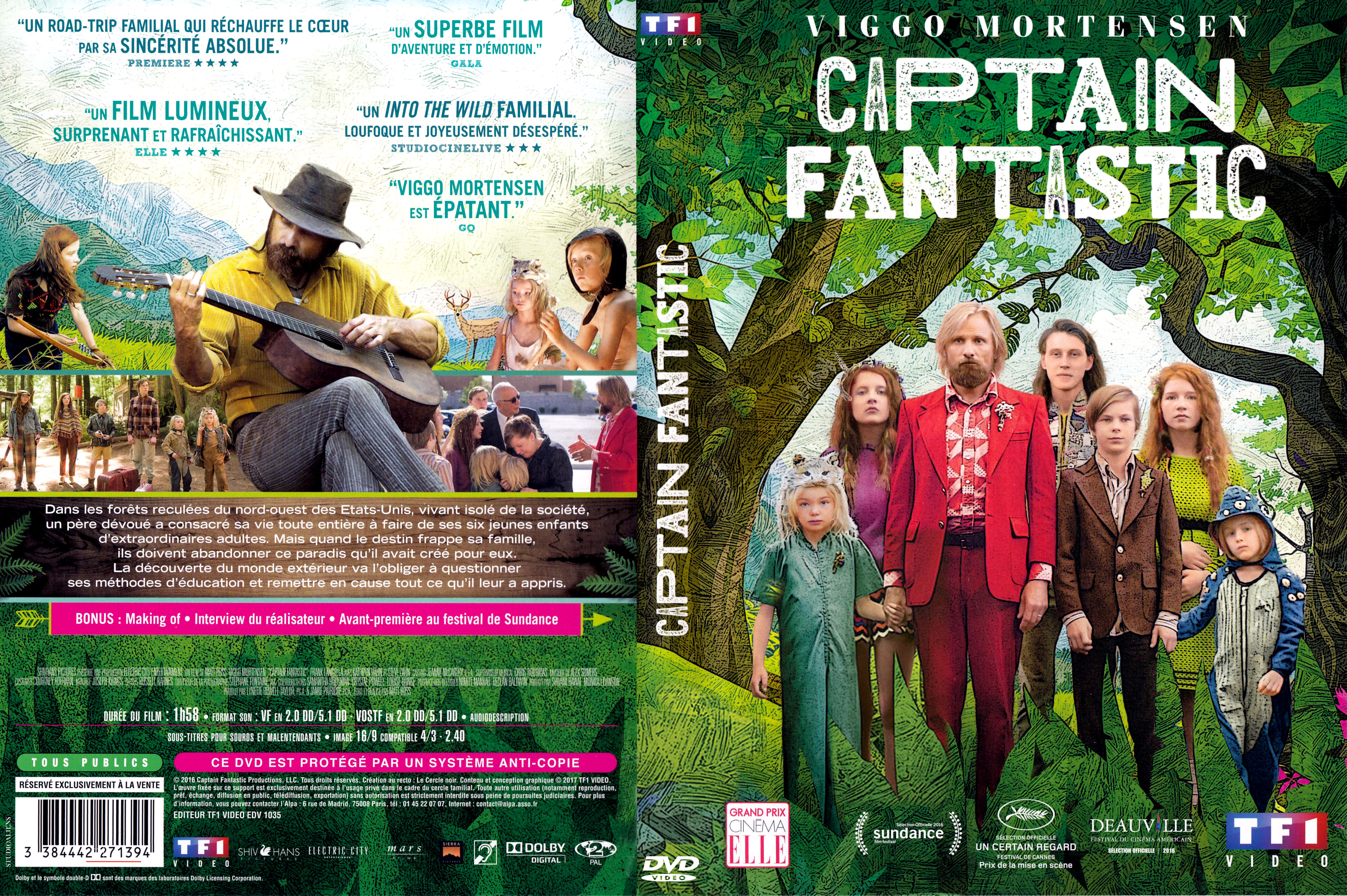 Jaquette DVD Captain Fantastic