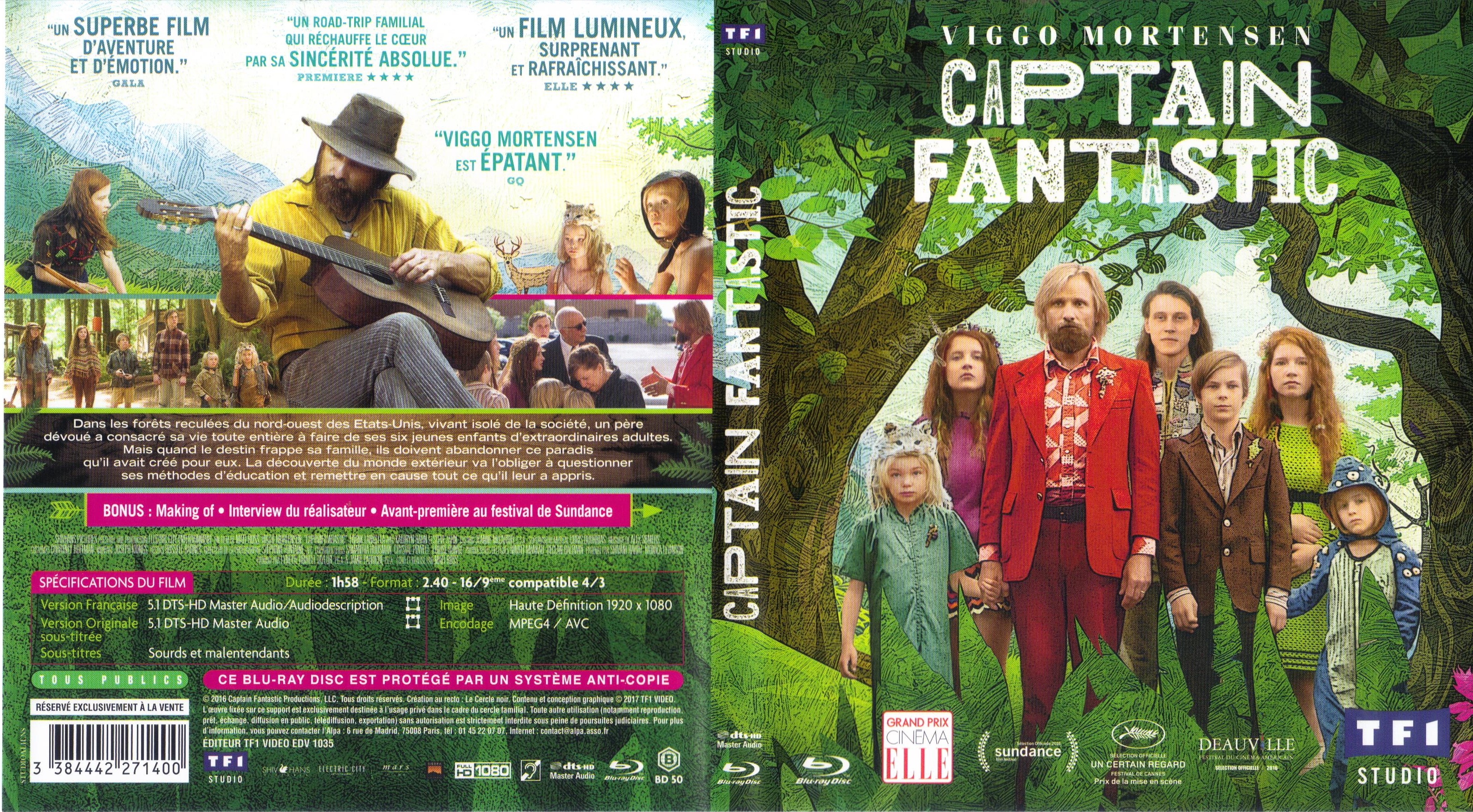 Jaquette DVD Captain Fantastic (BLU-RAY)