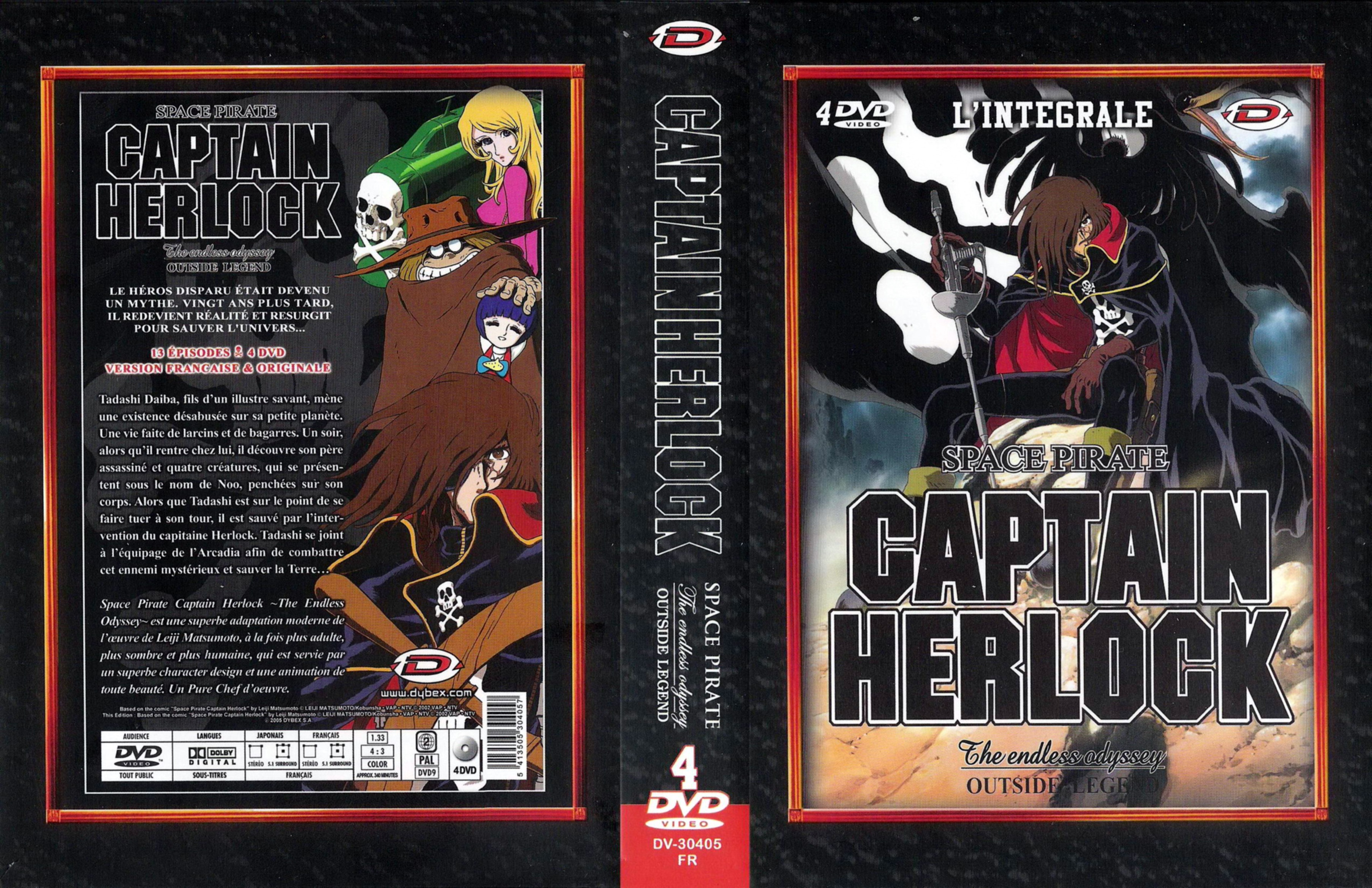Jaquette DVD Captain Herlock COFFRET