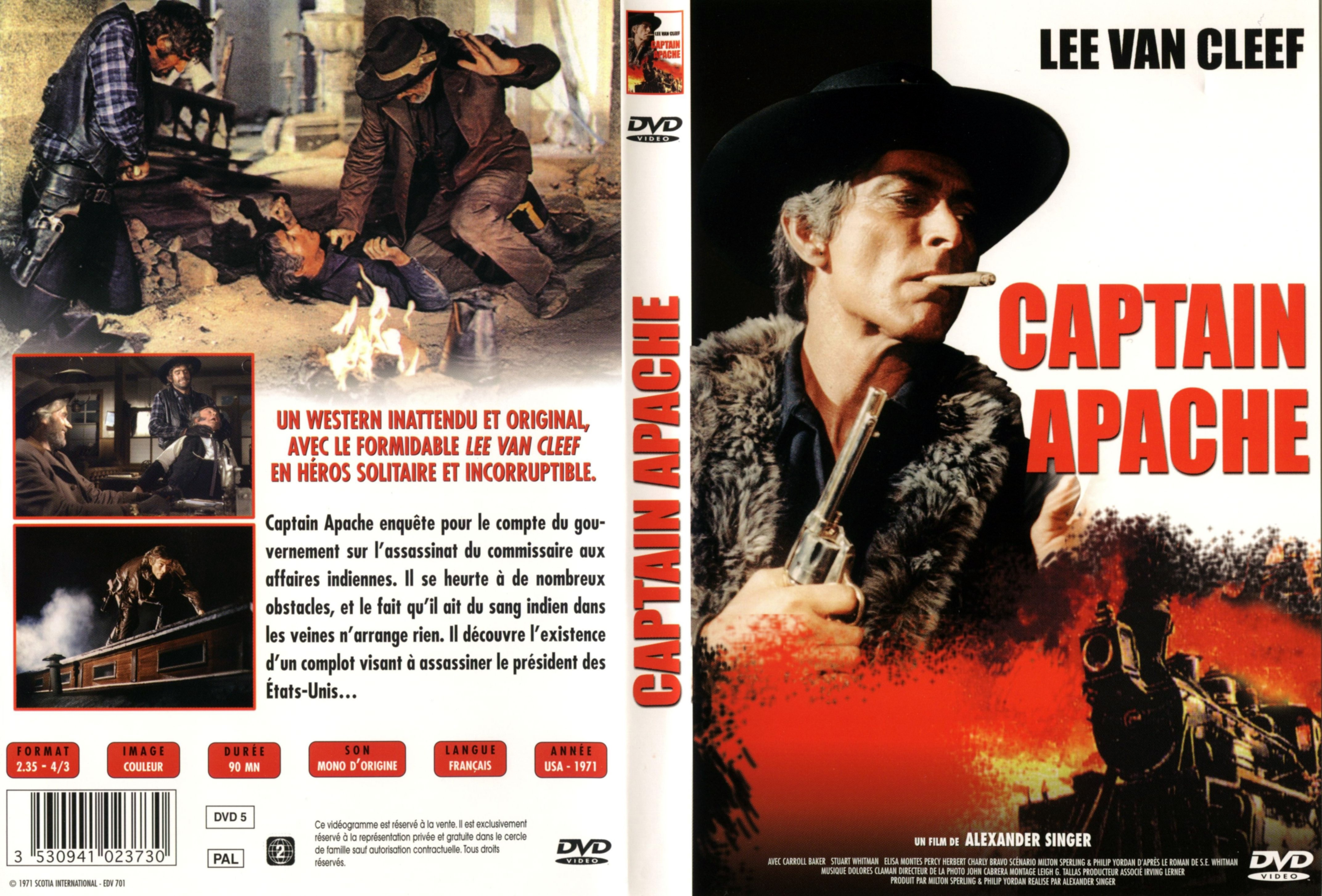 Jaquette DVD Captain apache