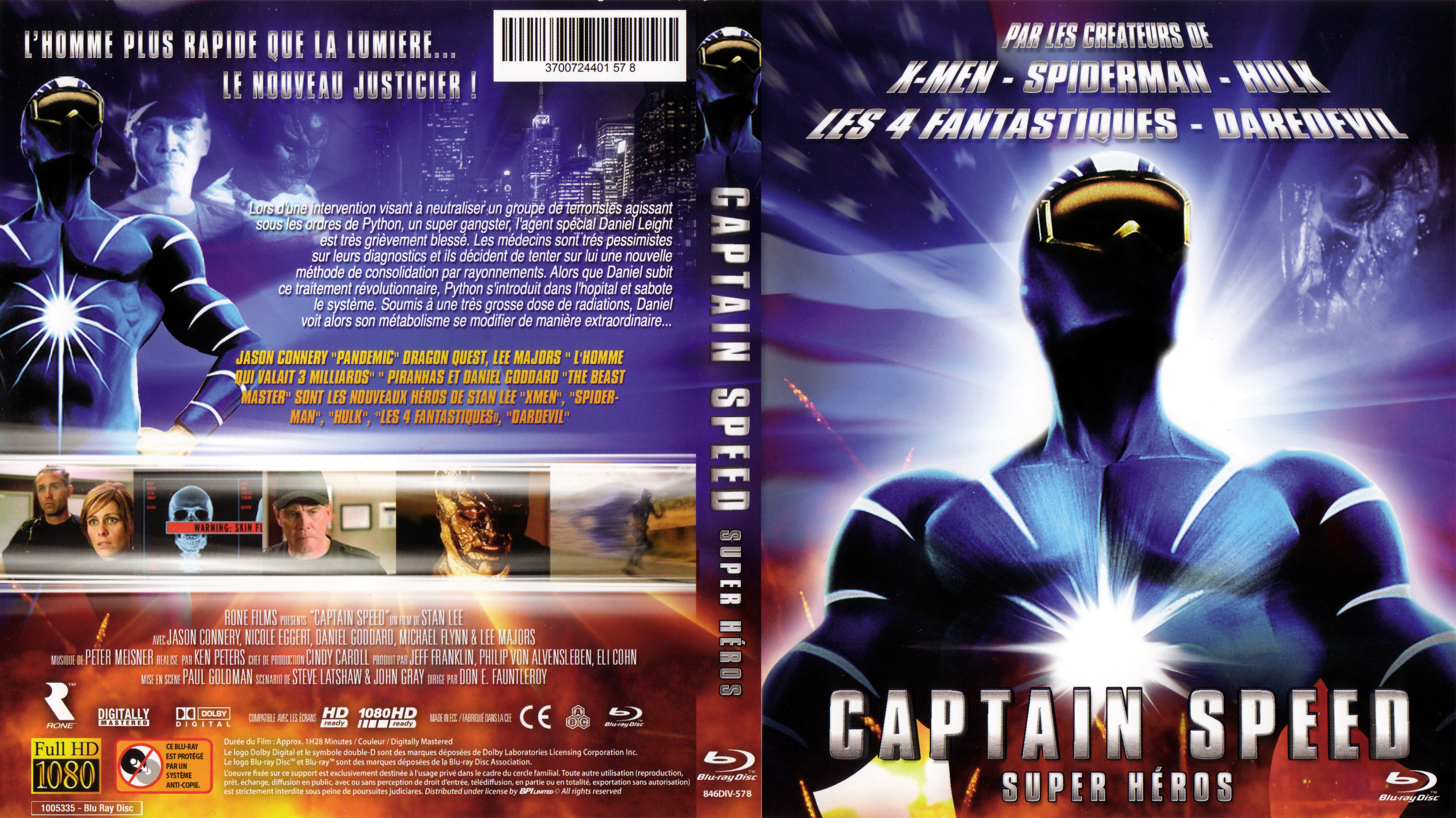 Jaquette DVD Captain speed super hero (BLU-RAY)