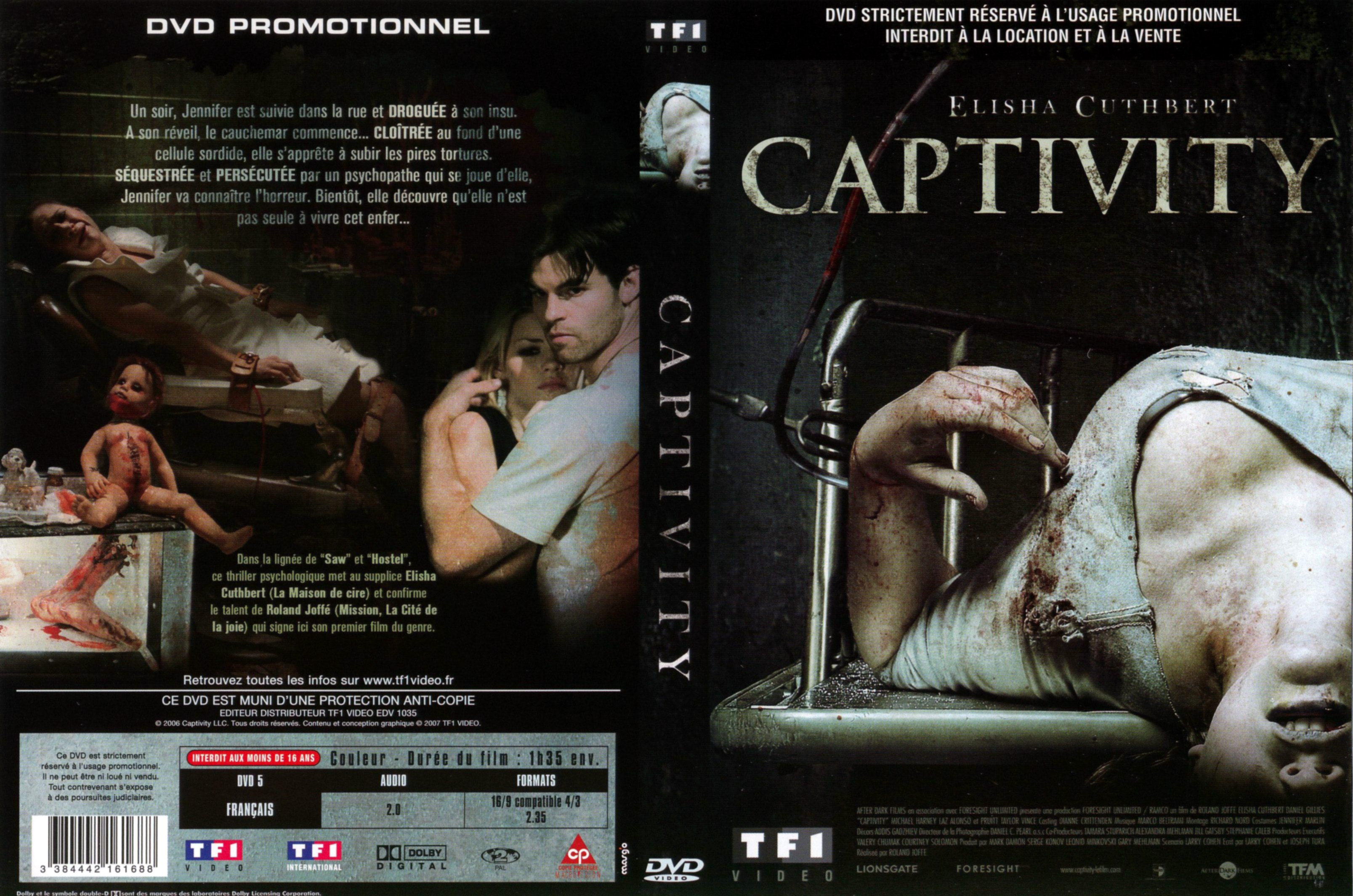 Jaquette DVD Captivity