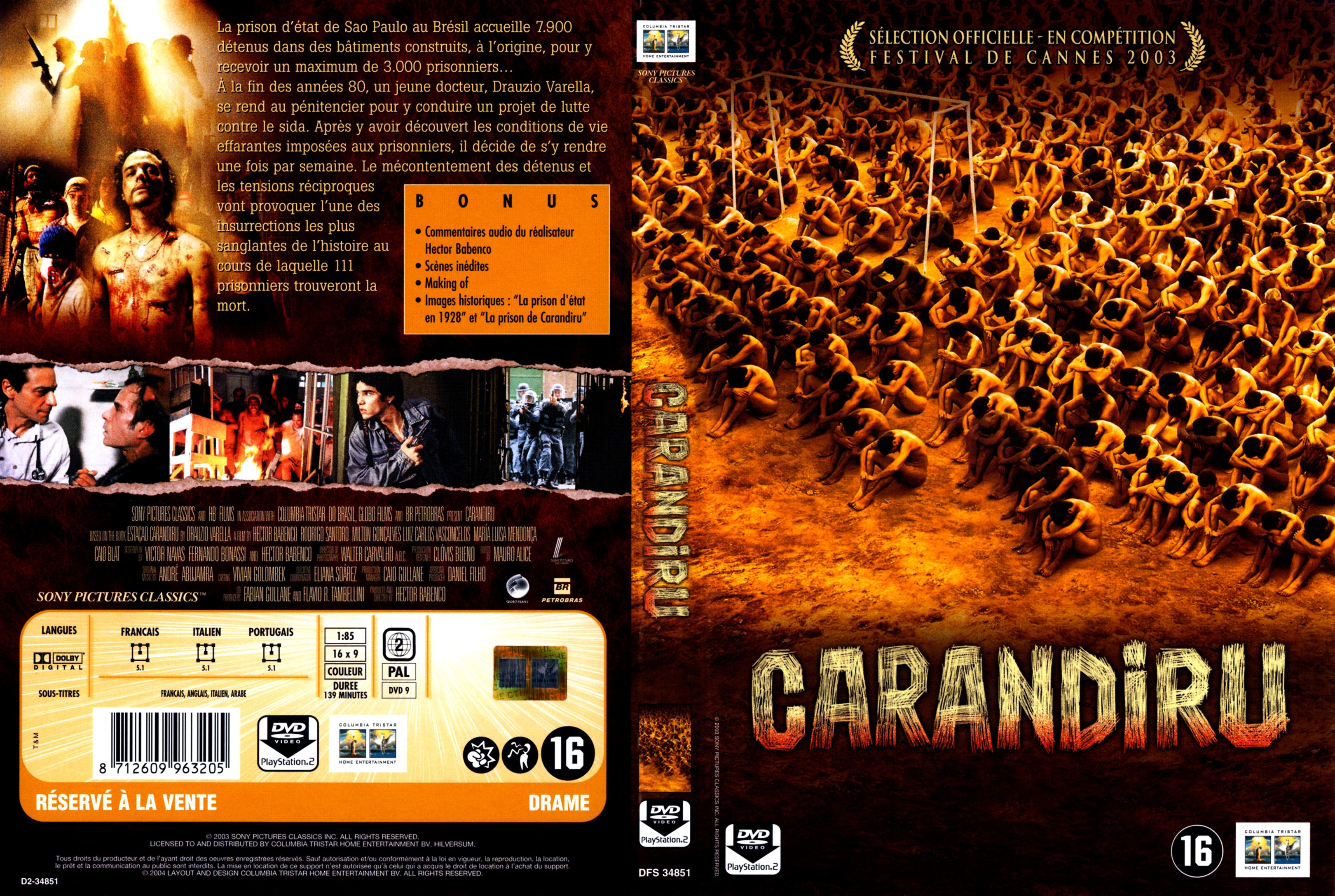 Jaquette DVD Carandiru