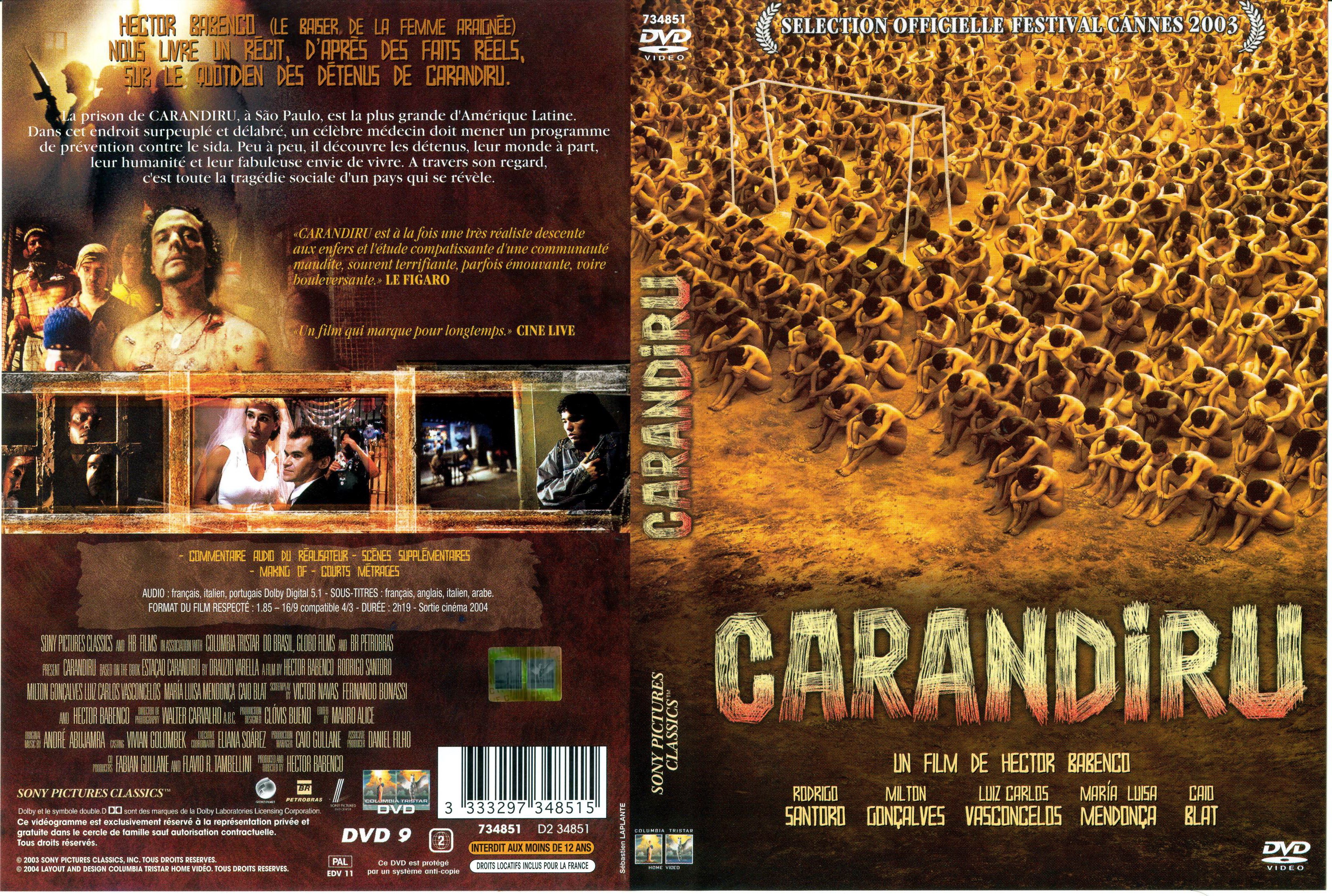 Jaquette DVD Carandiru v2