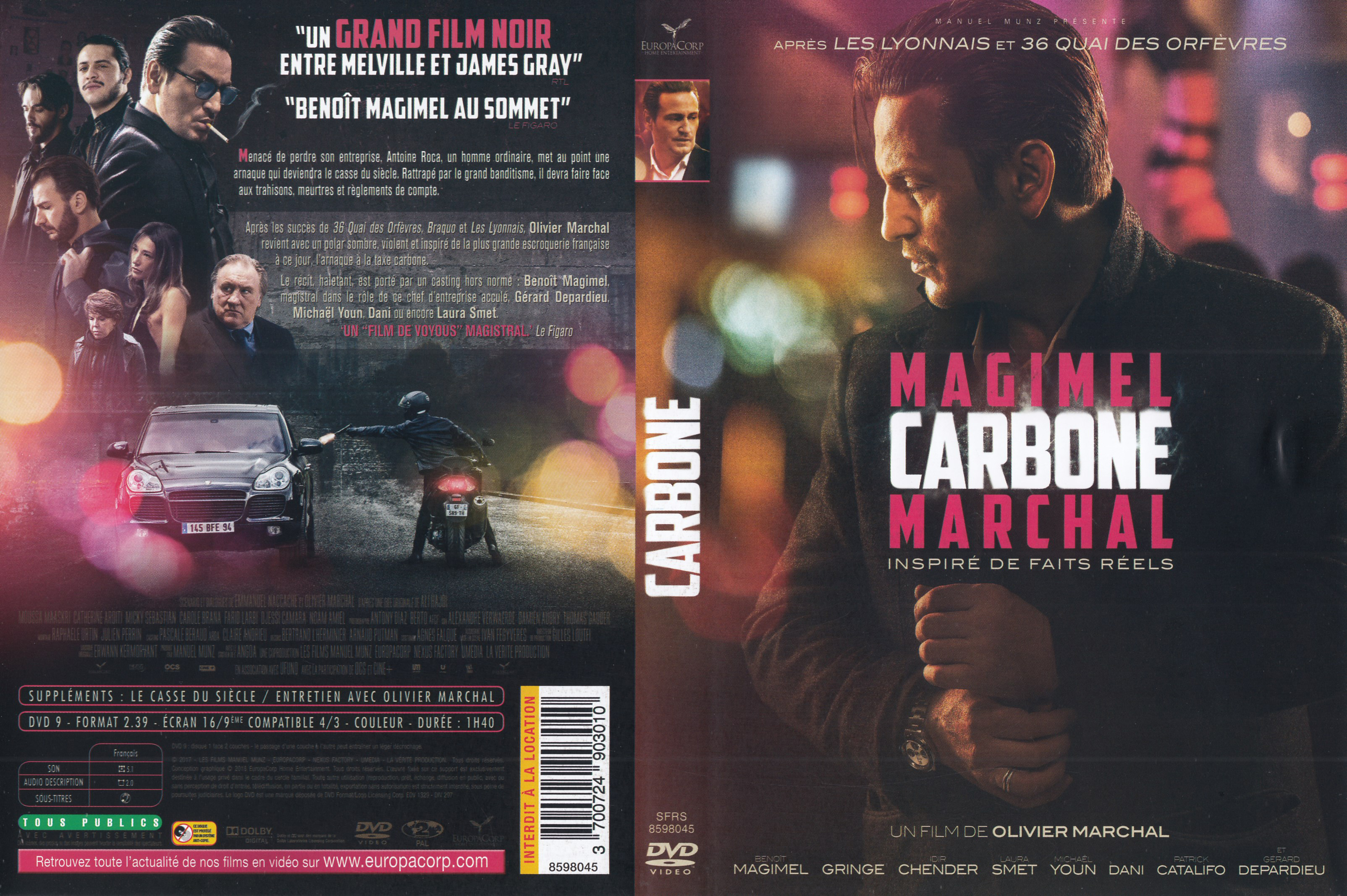 Jaquette DVD Carbone