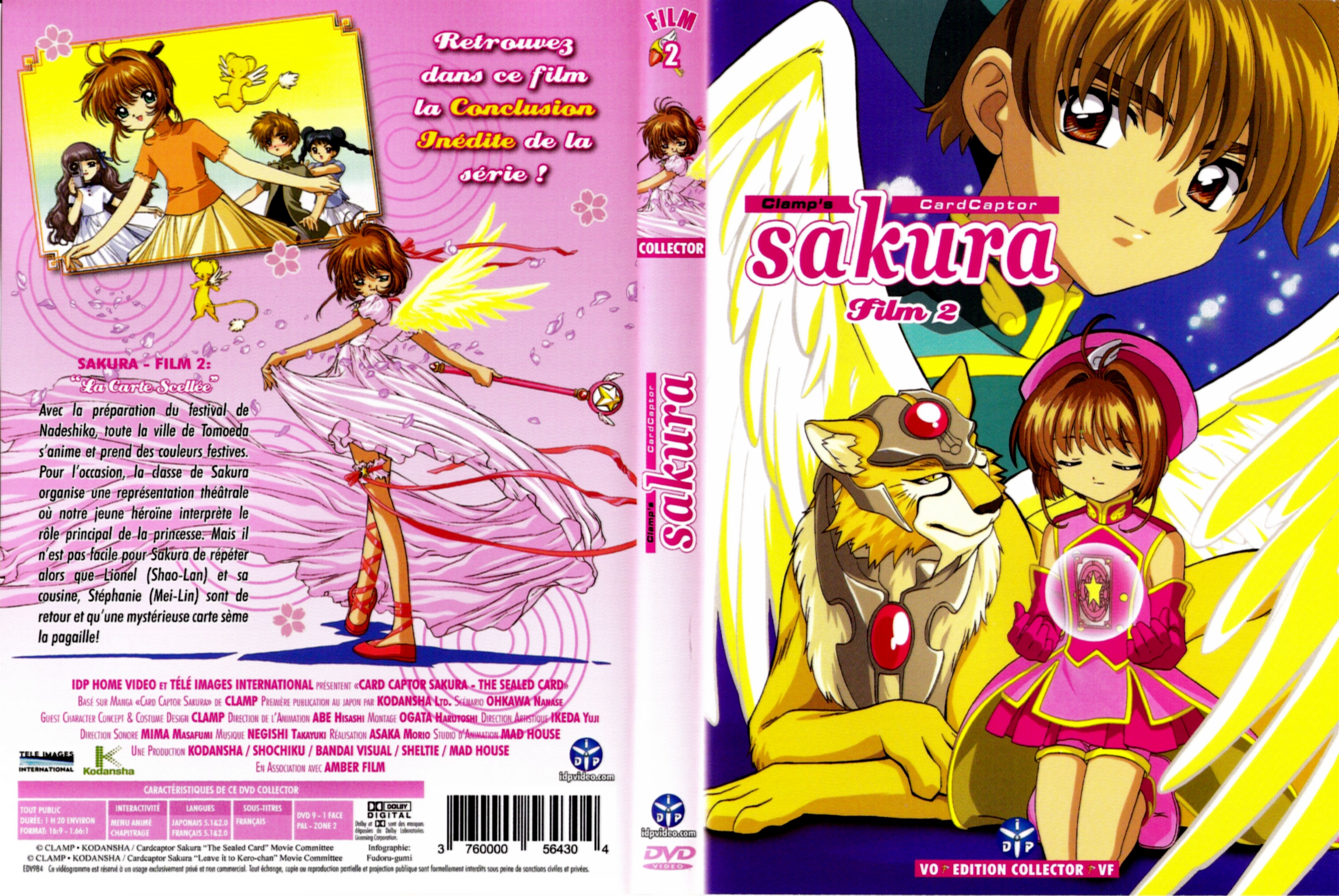 Jaquette DVD Card Captor Sakura le film 2