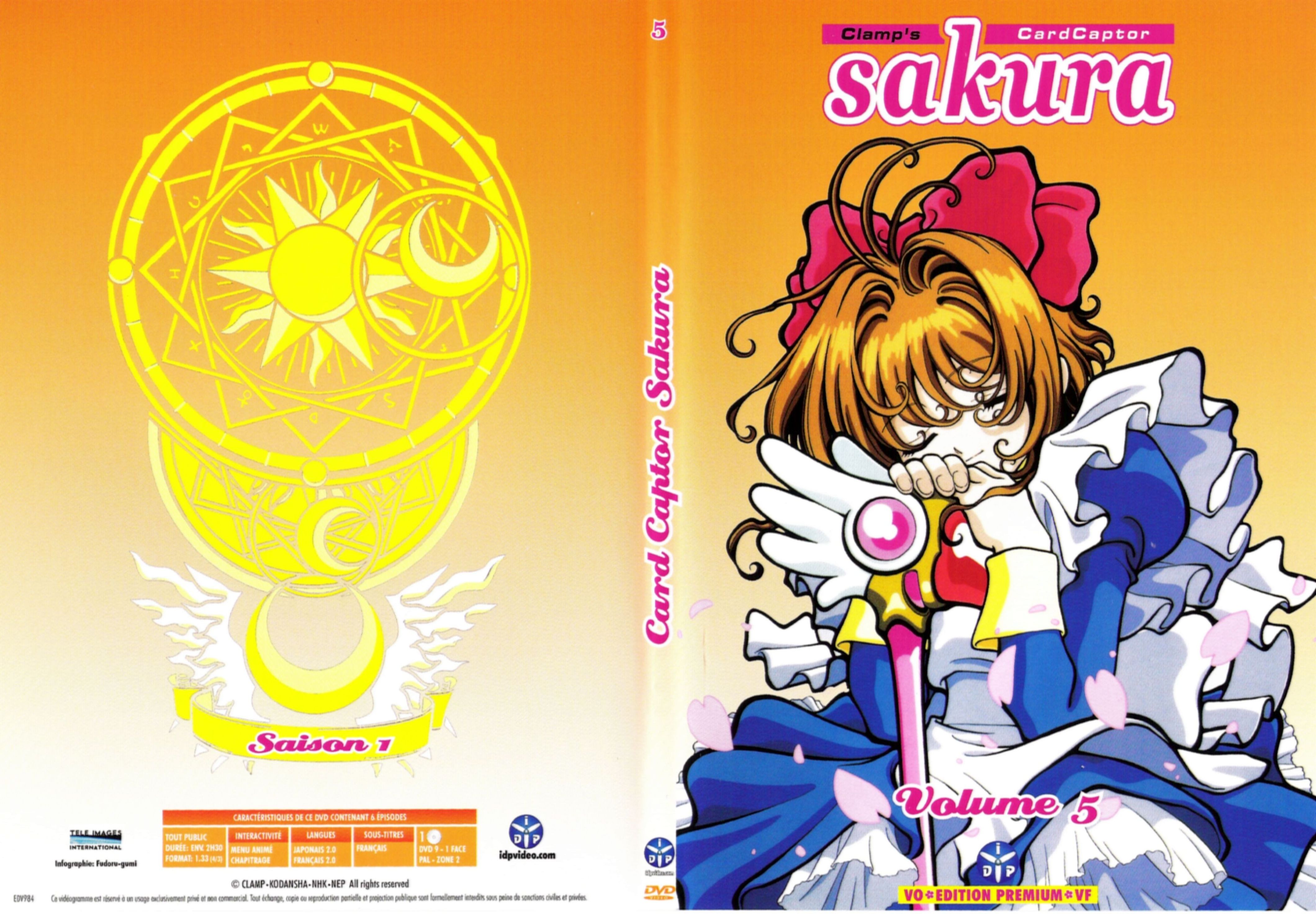 Jaquette DVD Card captor Sakura saison 1 vol 5