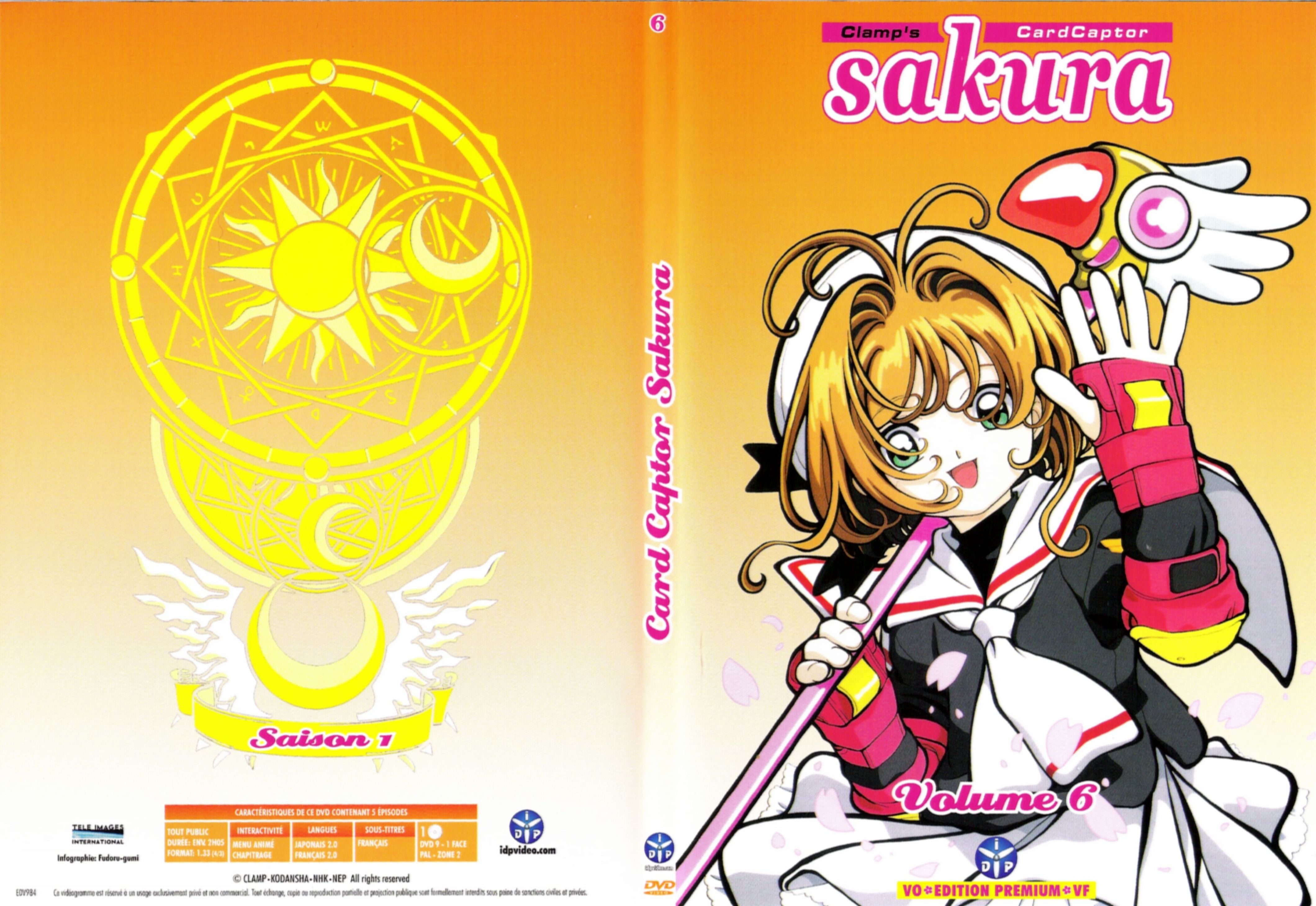 Jaquette DVD Card captor Sakura saison 1 vol 6
