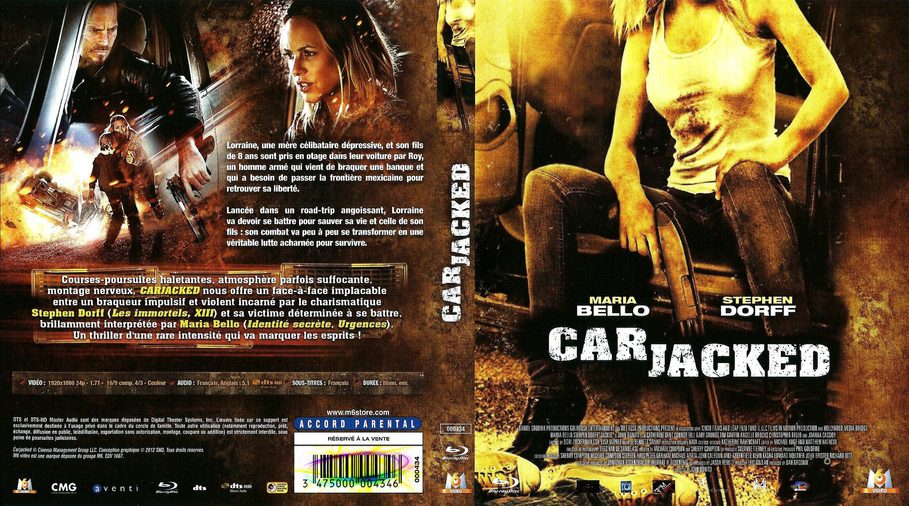 Jaquette DVD Carjacked (BLU-RAY)