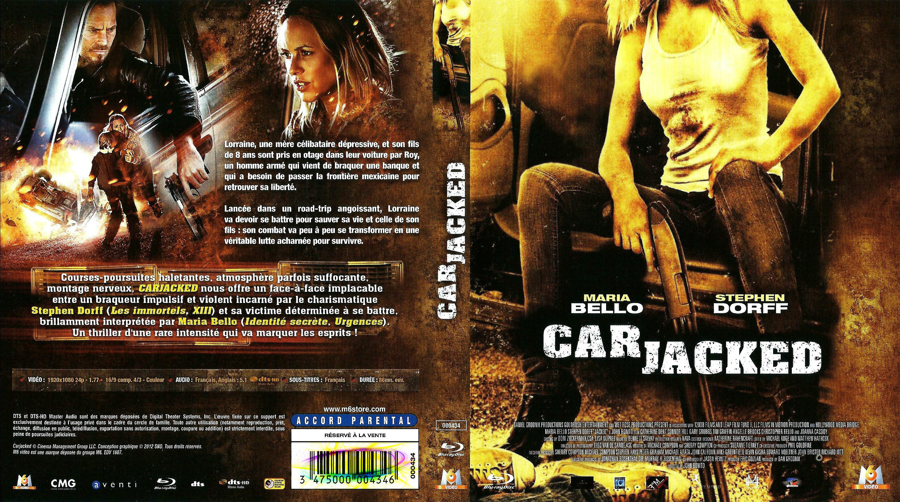 Jaquette DVD Carjacked (BLU-RAY)