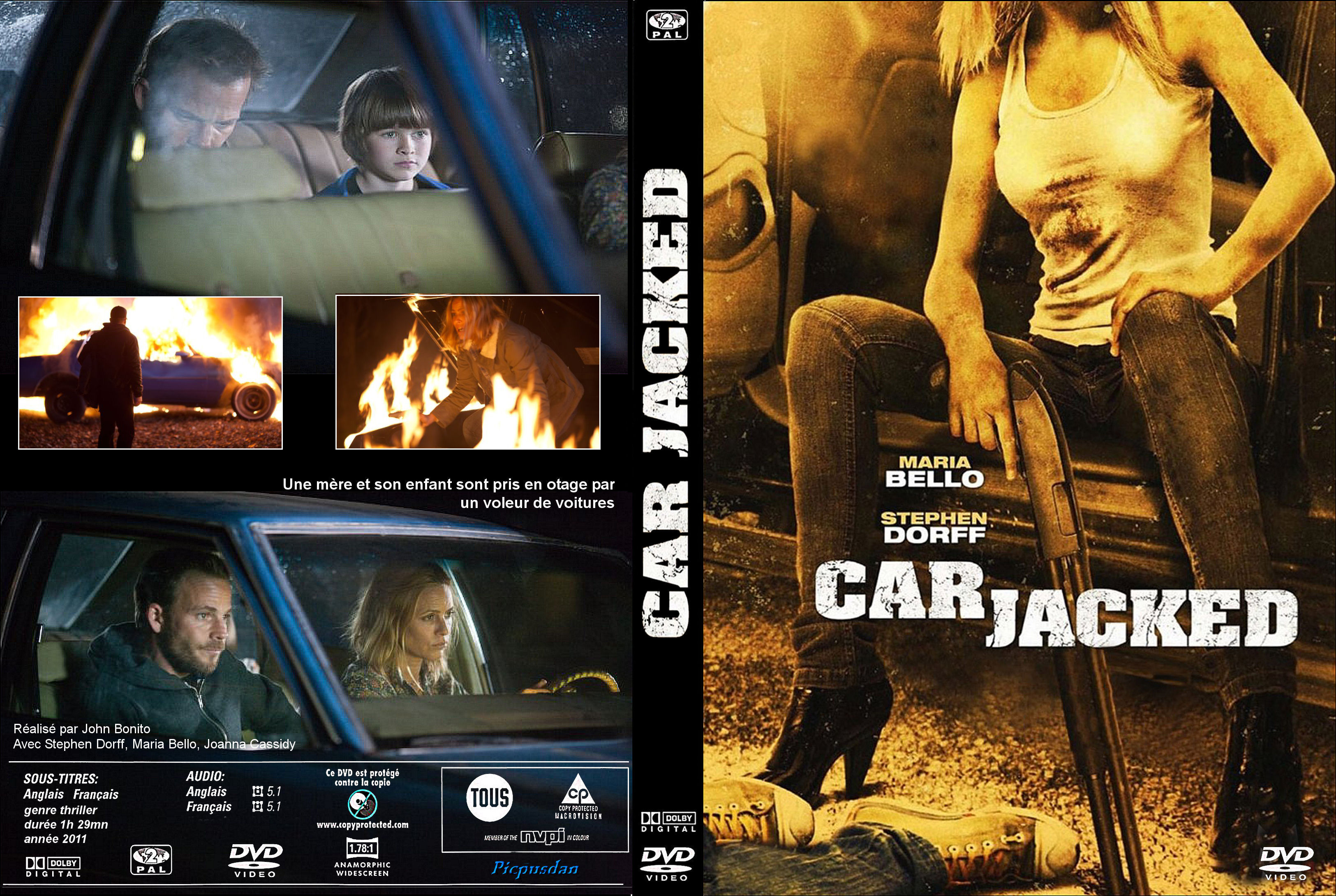 Jaquette DVD Carjacked custom