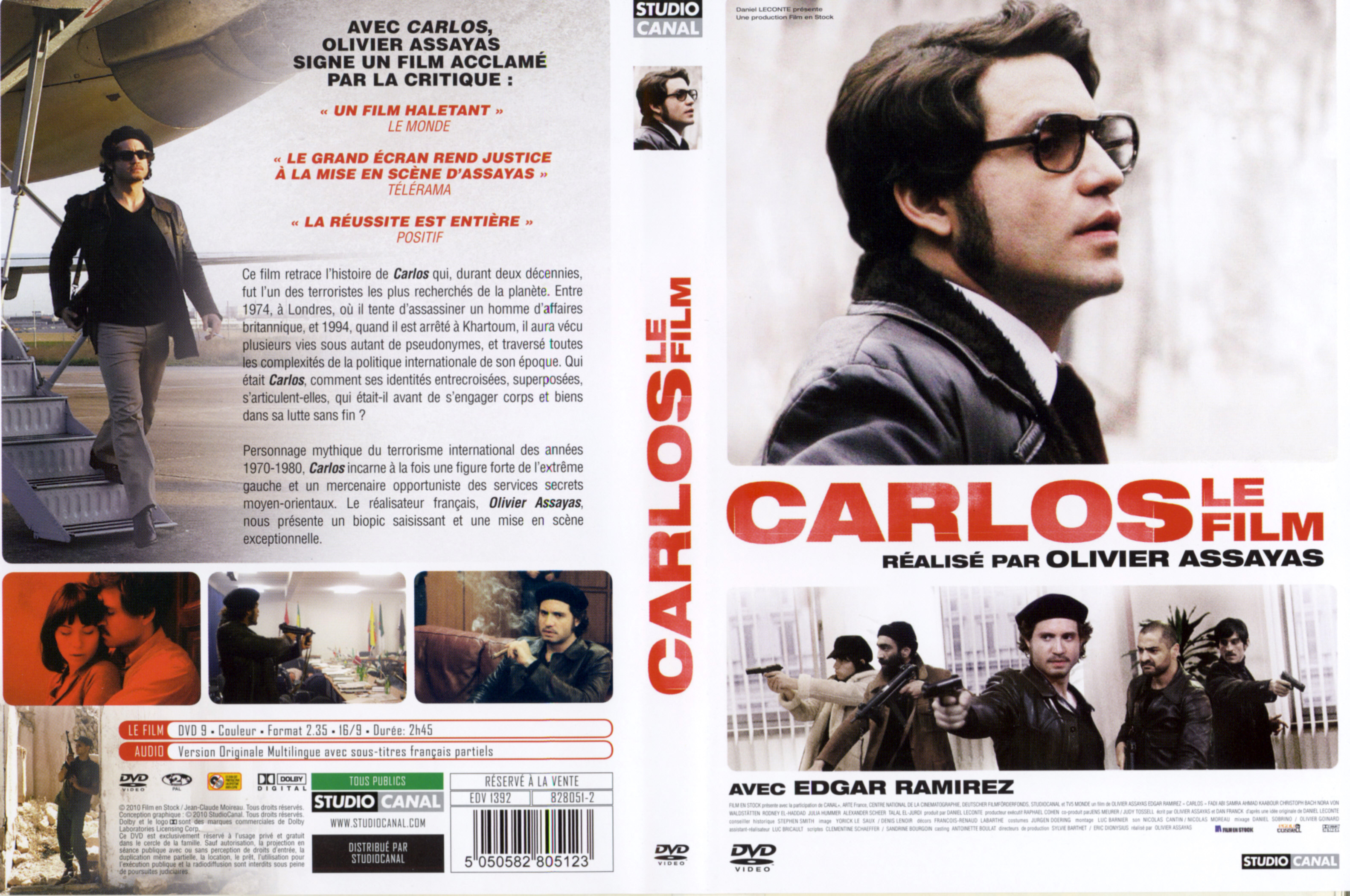 Jaquette DVD Carlos le film