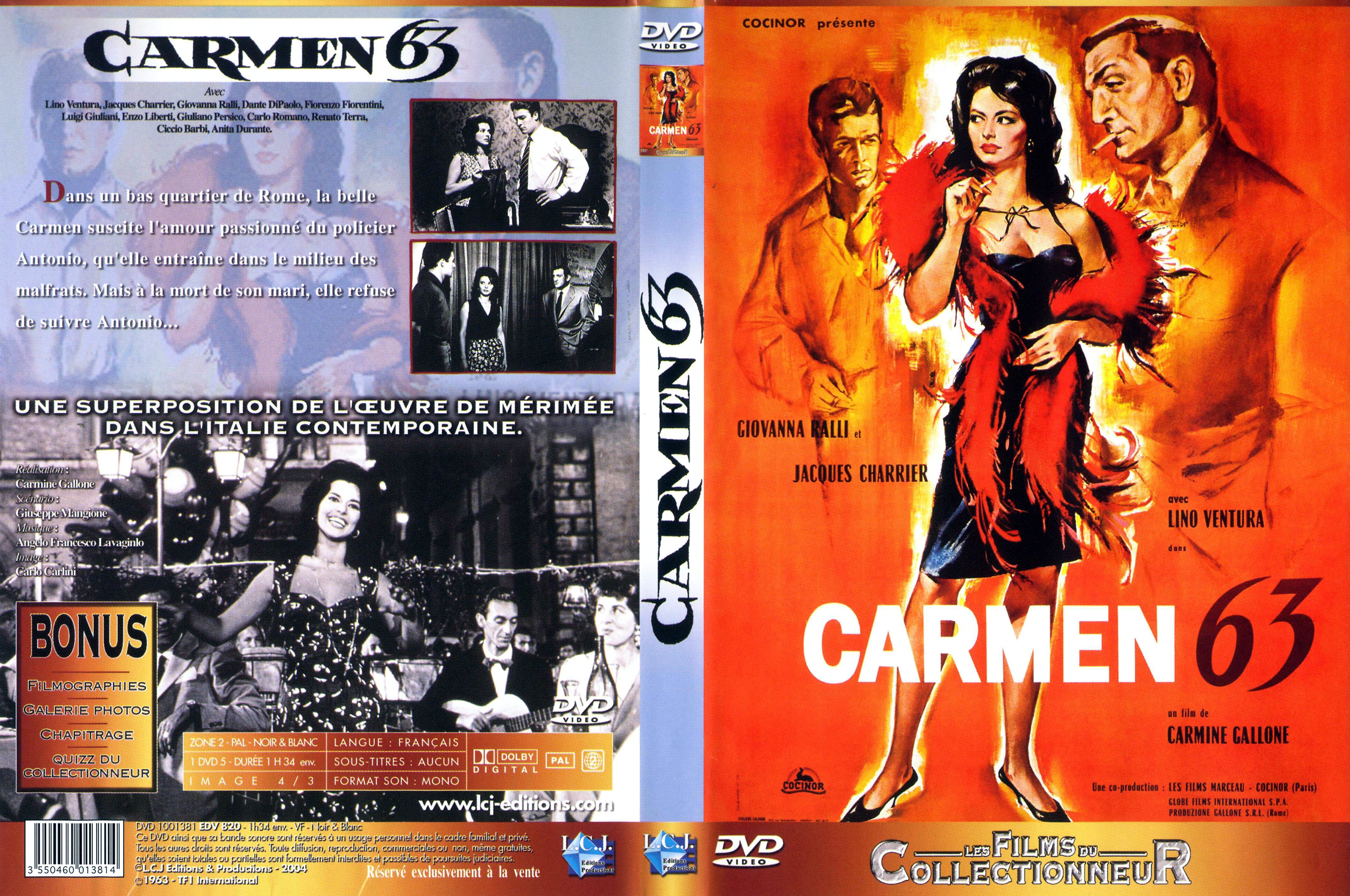 Jaquette DVD Carmen 63 v2