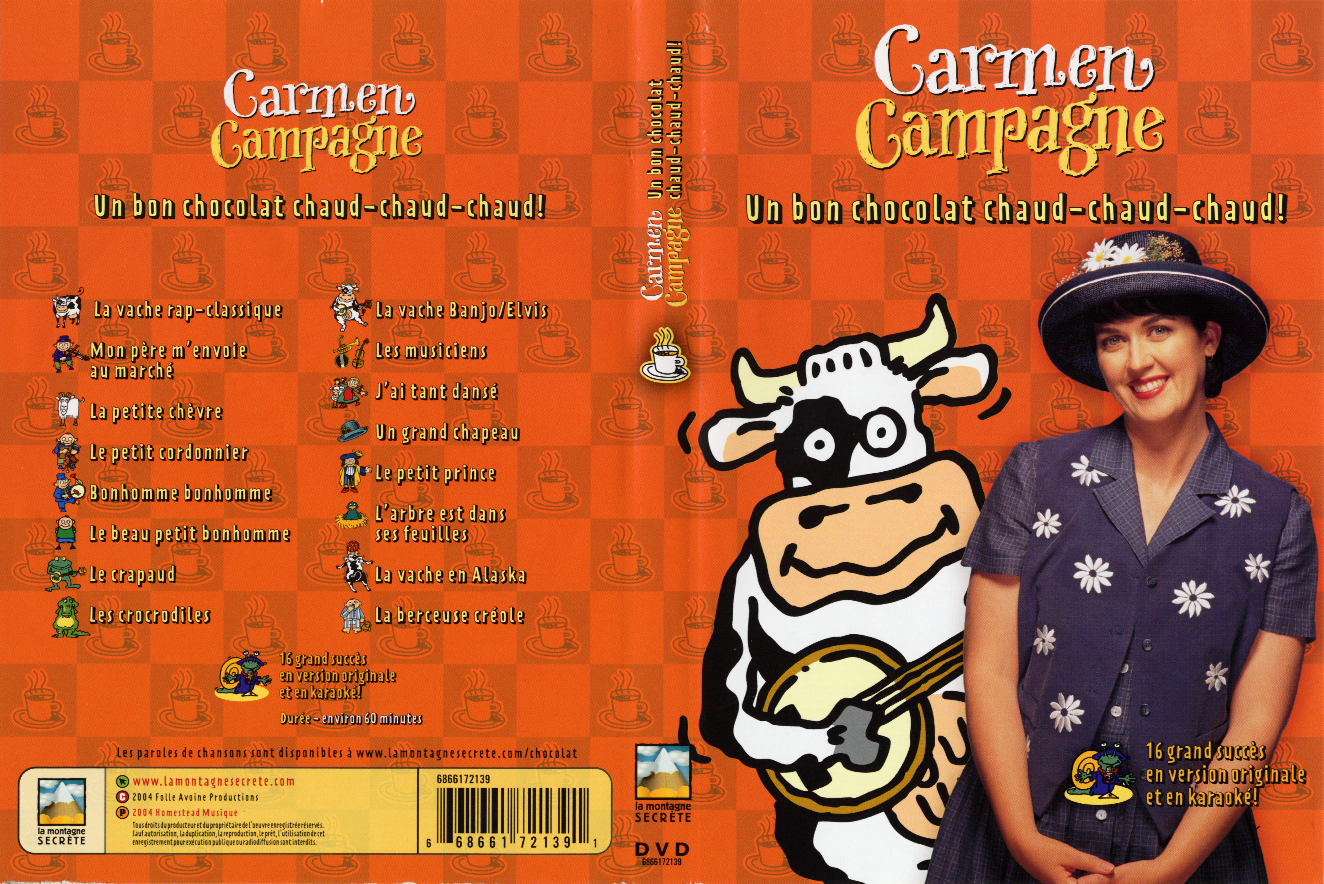 Jaquette DVD Carmen Campagne - un bon chocolat chaud