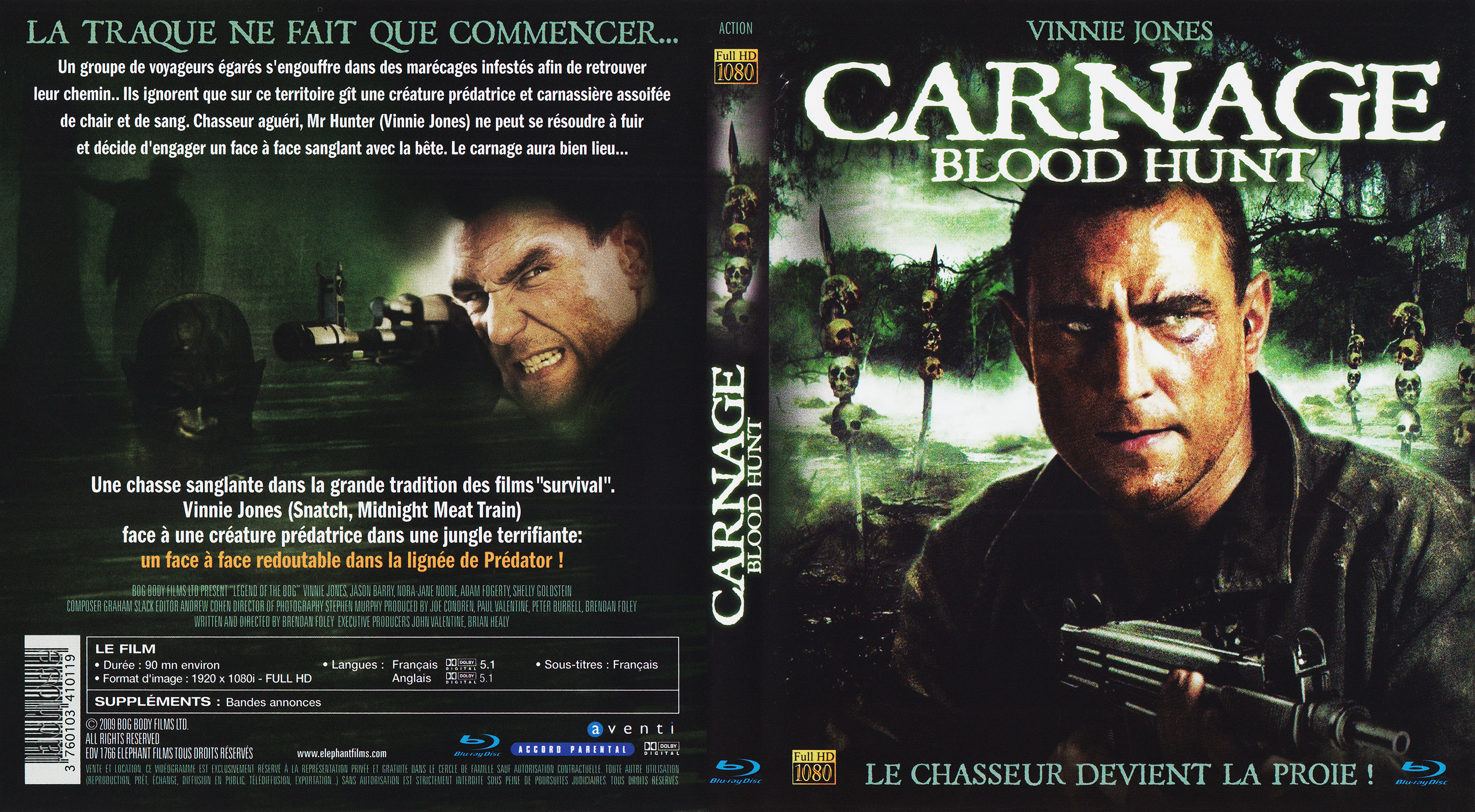 Jaquette DVD Carnage - blood hunt (BLU-RAY)